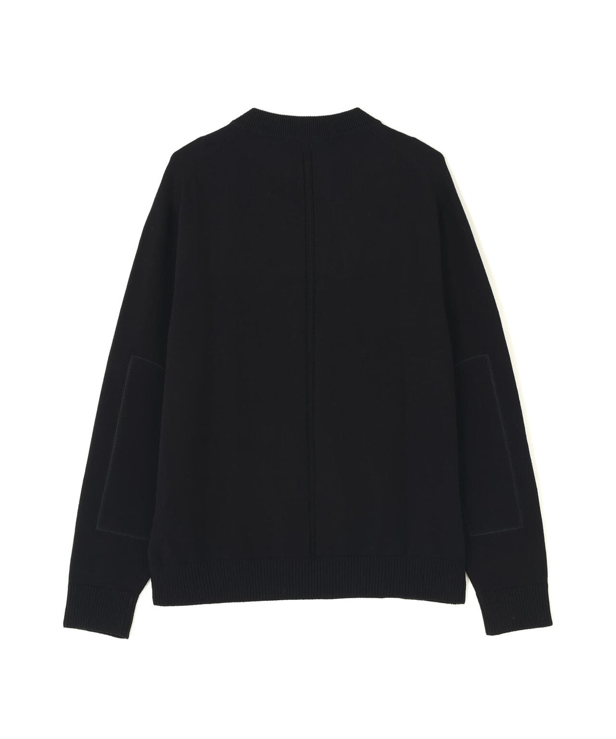 IRENISA / LEATHER TAB KNIT PULLOVER