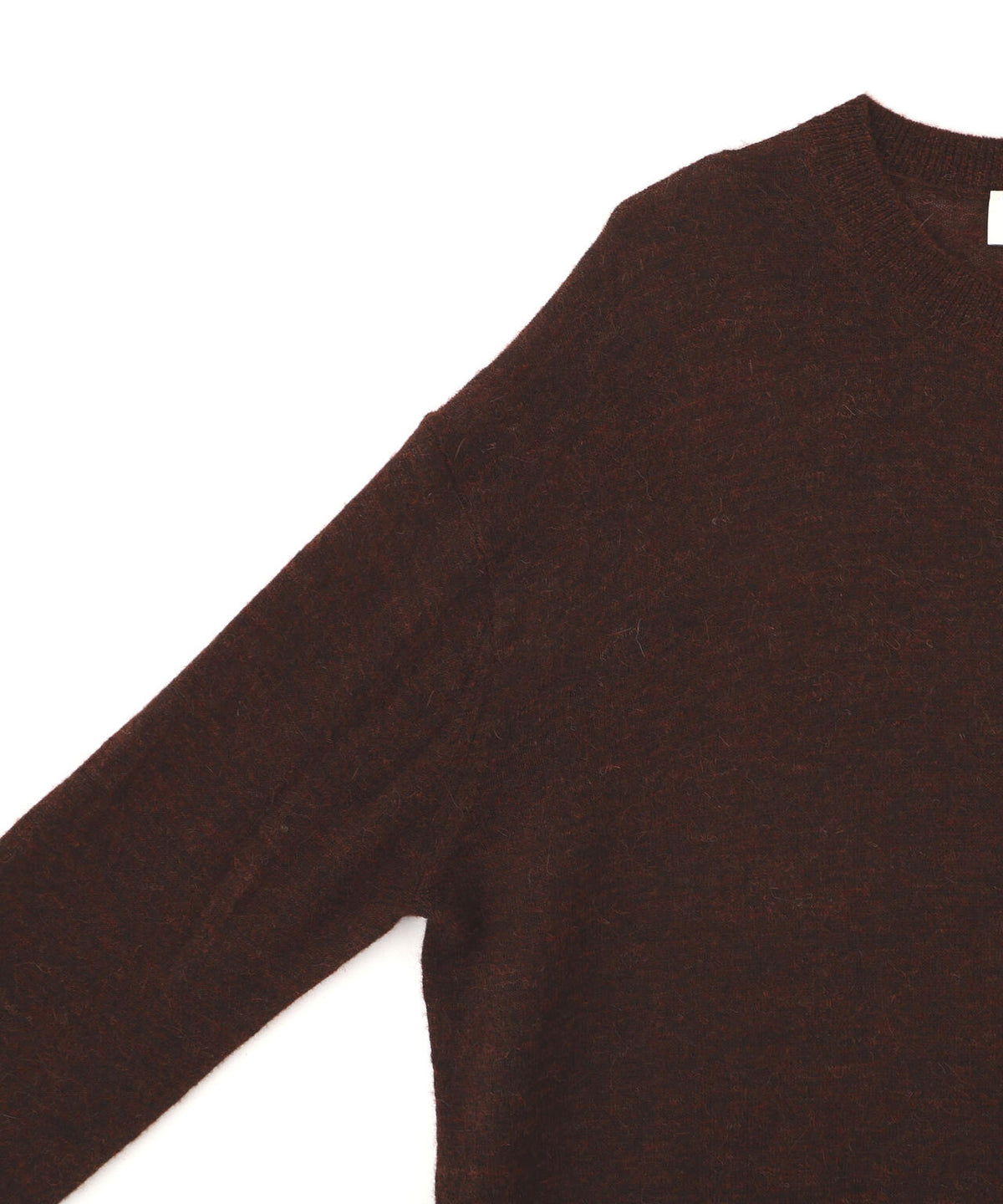 STUDIO NICHOLSON / FINE ALPACA 12GG SLIM FIT CREW NECK
