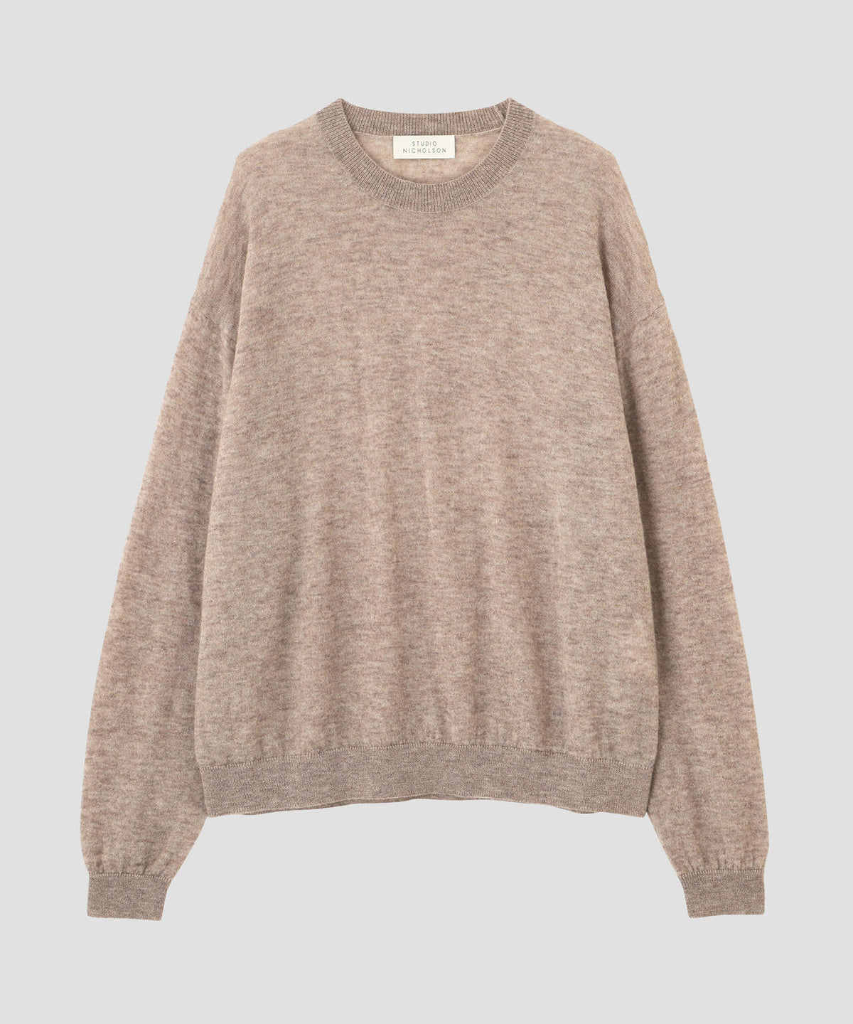 [別注] STUDIO NICHOLSON / FINE ALPACA 12GG SLIM FIT CREW NECK