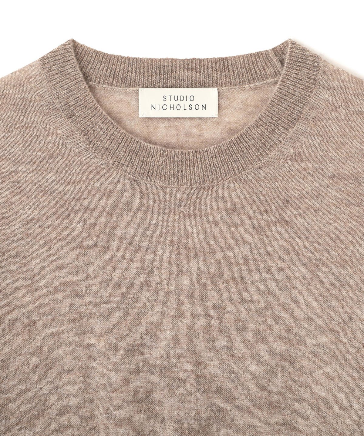 [別注] STUDIO NICHOLSON / FINE ALPACA 12GG SLIM FIT CREW NECK