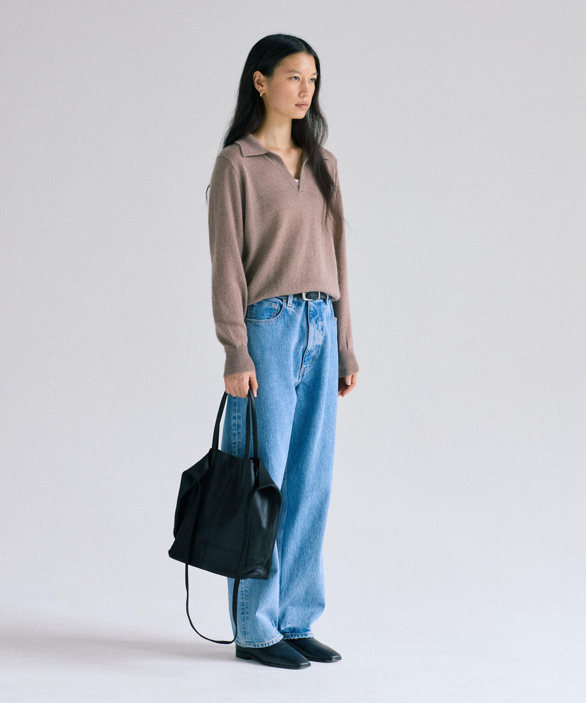 Yonetomi / [UNISEX] SUPER KID MOHAIR COTTON KNIT PULL OVER