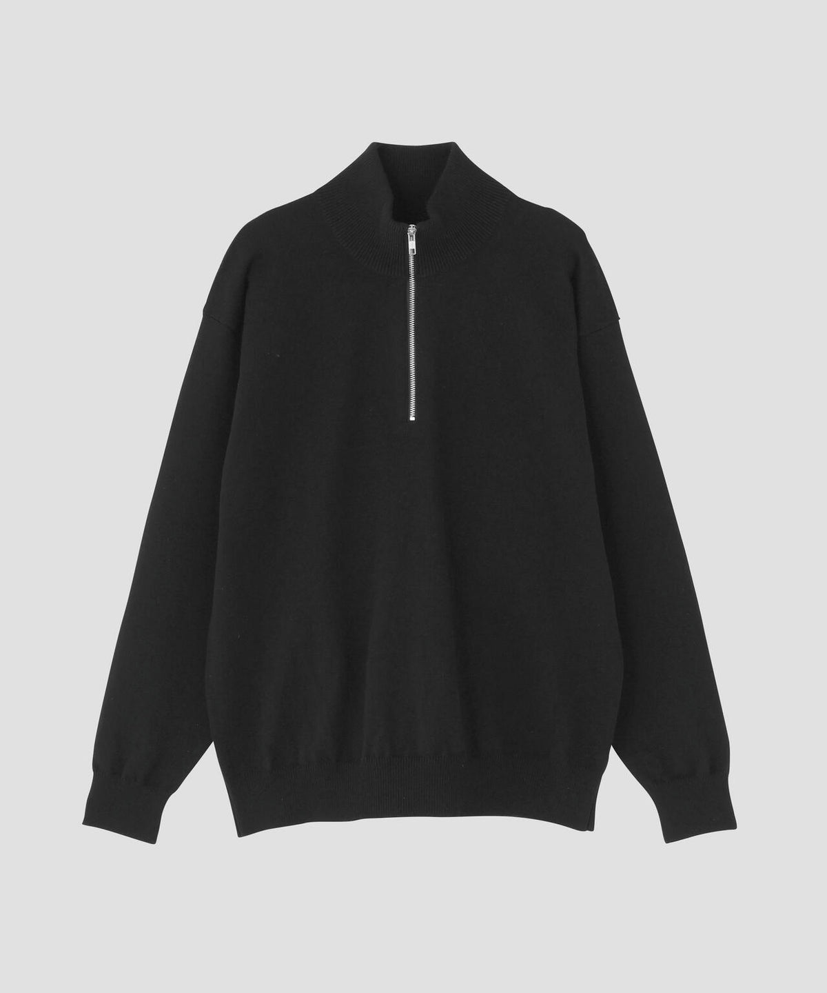 [別注] Yonetomi / [UNISEX] RIGID CASHMERE HALF ZIP