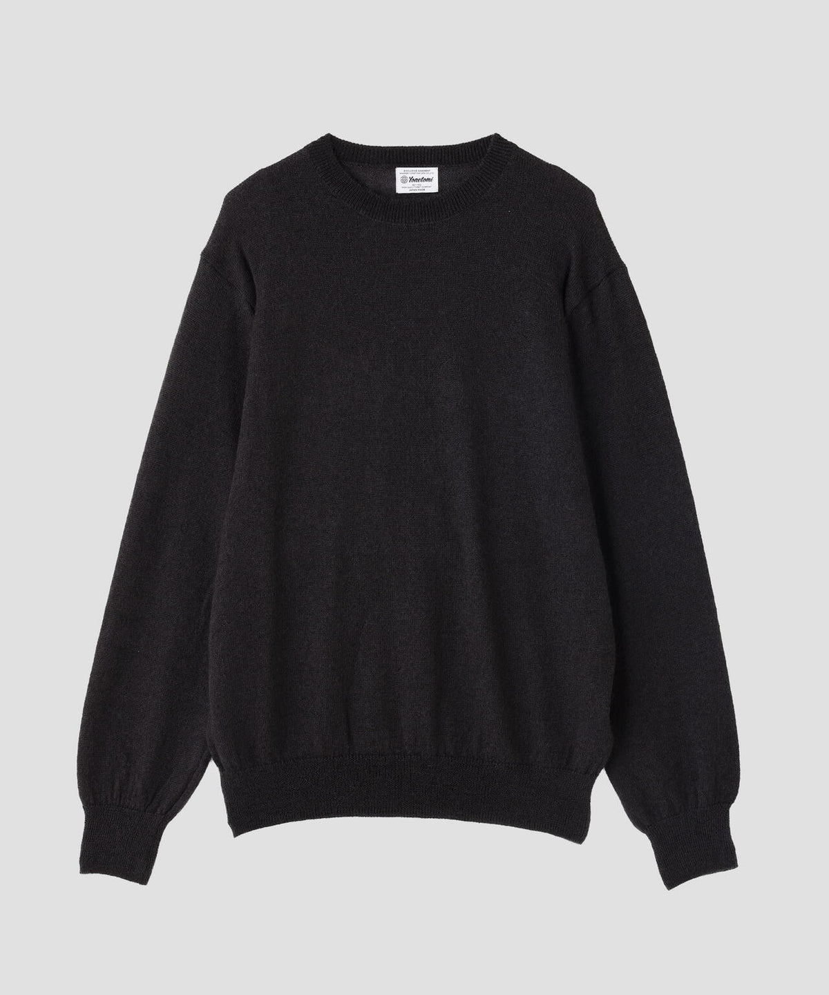 [別注] Yonetomi / [UNISEX] SUPER KID MOHAIR COTTON KNIT CREWNECK