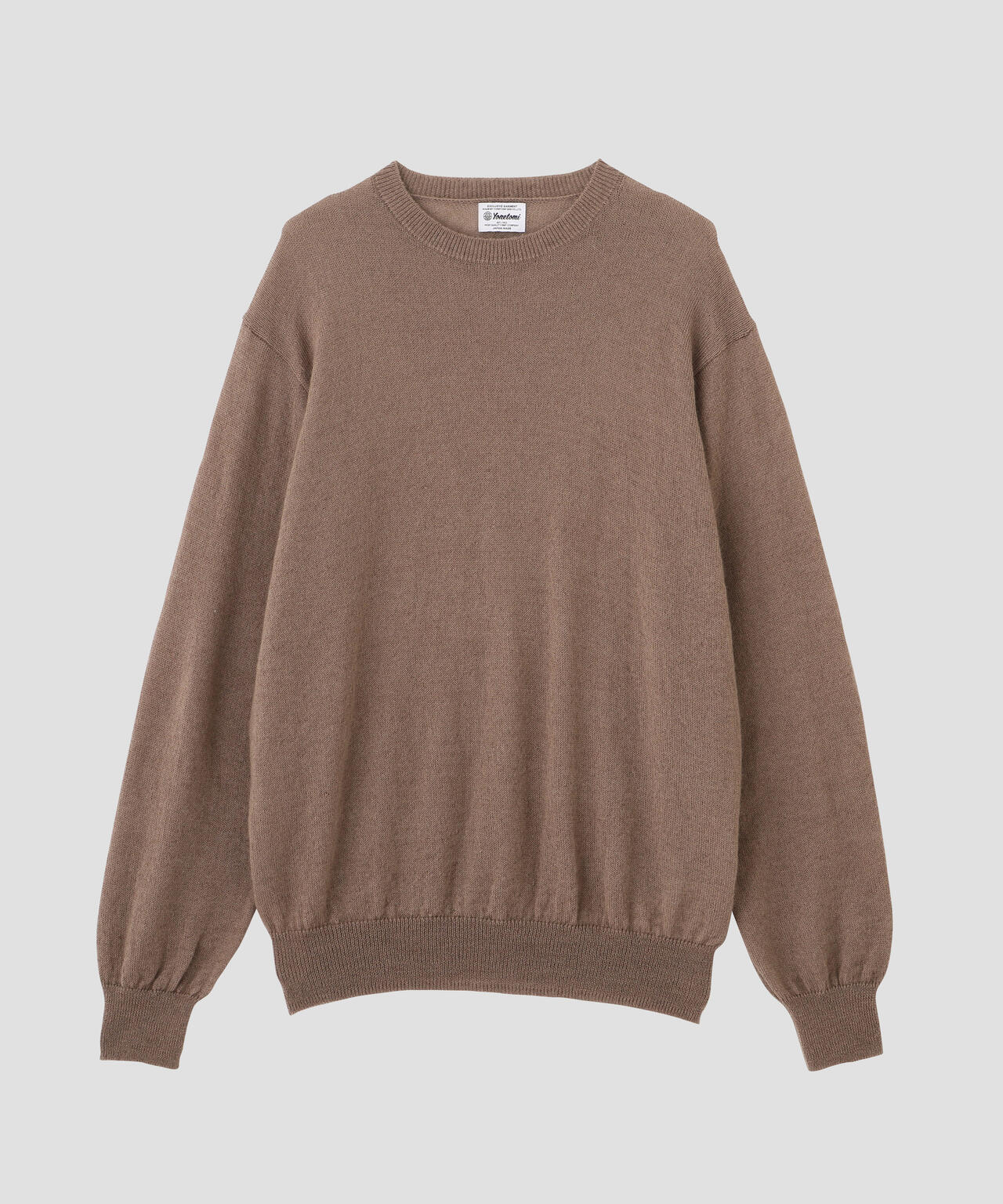 [別注] Yonetomi / [UNISEX] SUPER KID MOHAIR COTTON KNIT CREWNECK