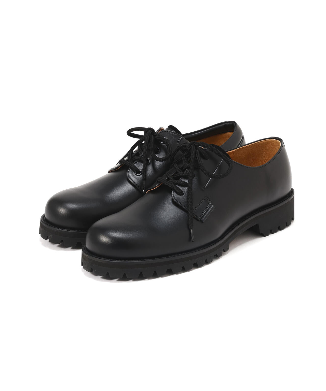 Tomo & Co / ASYMMETRIC POSTMAN SHOES TANK SOLE MEN