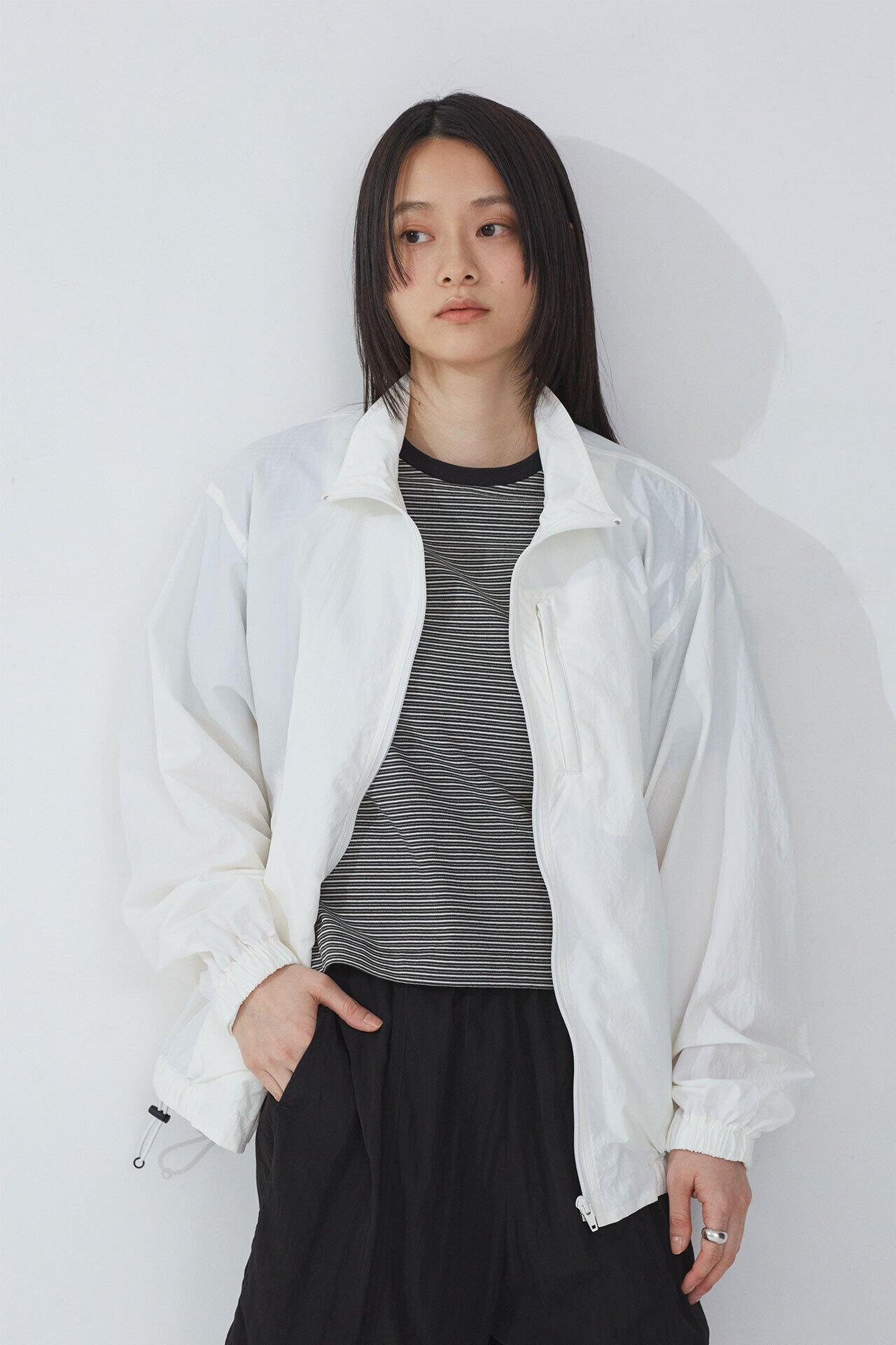 Ｙ / RECYCLE NYLON MIX TAFFETA BZ