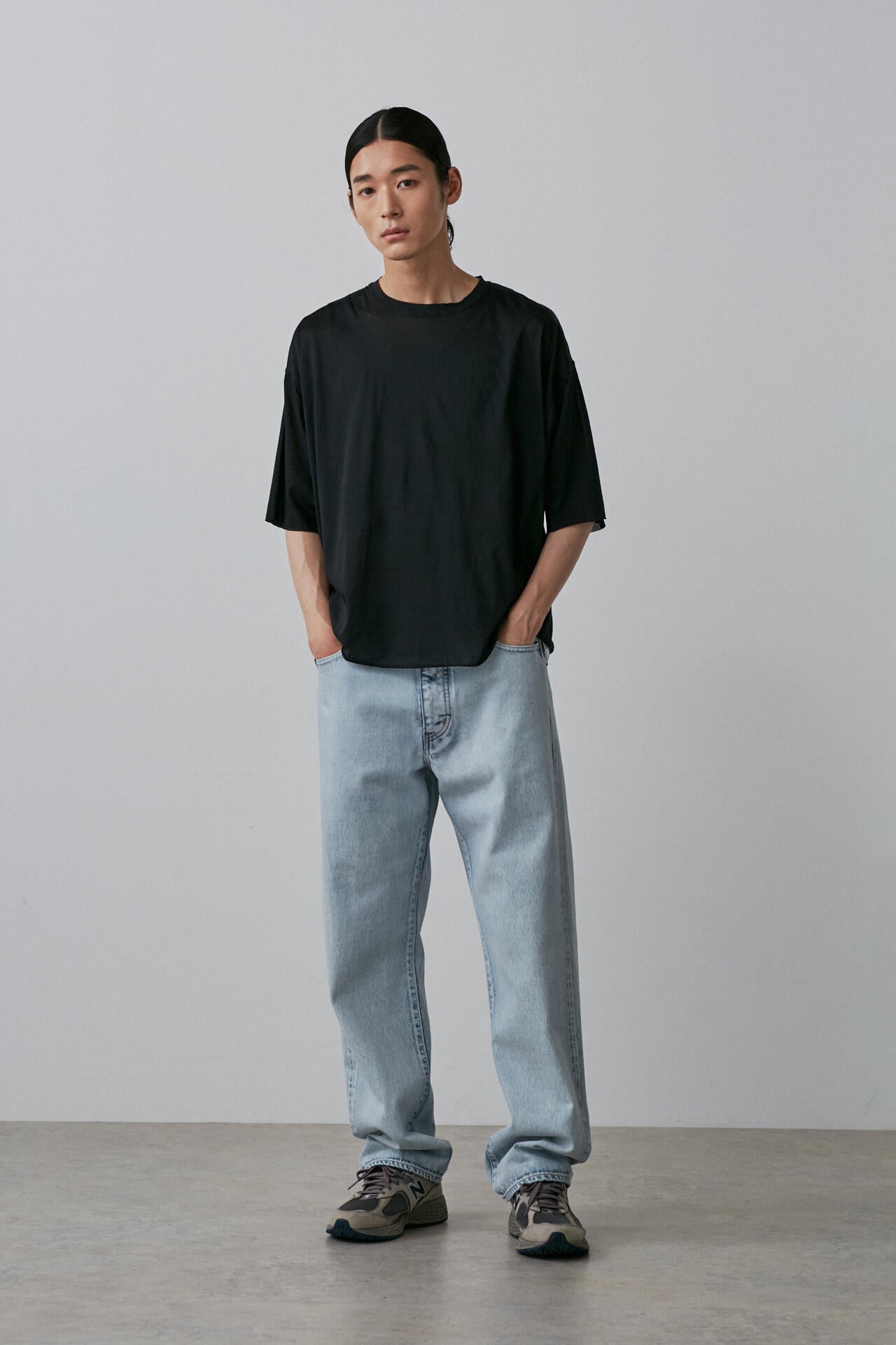 YLEVE / 13.5oz DENIM STRAIGHT FADE