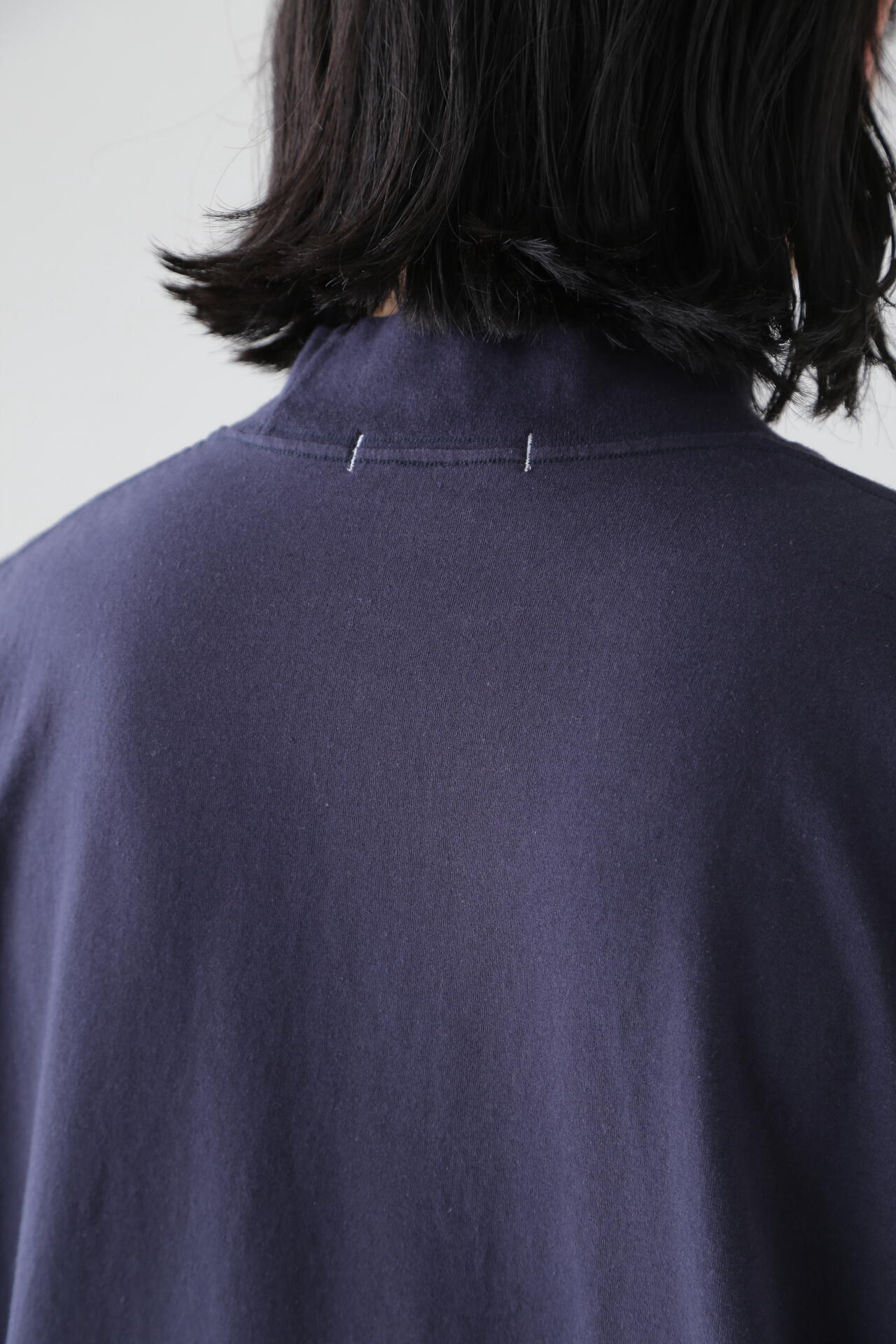 Ｙ / ORGANIC COTTON JERSEY MOCK NECK S/S T