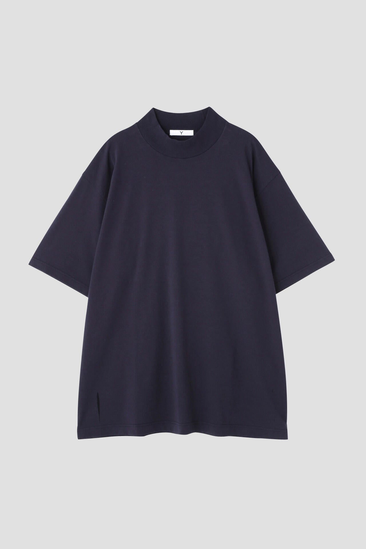 Ｙ / ORGANIC COTTON JERSEY MOCK NECK S/S T