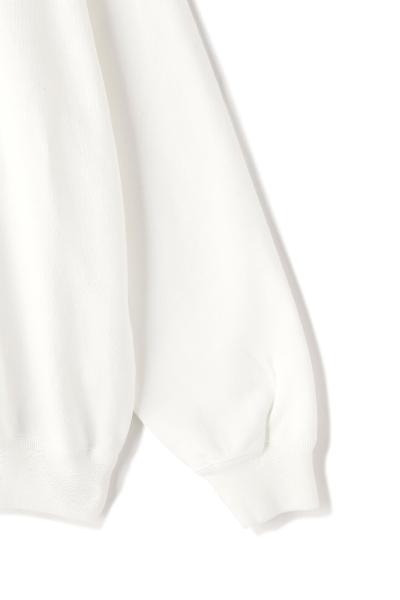 Ｙ / ORGANIC COTTON BLEND HEAVY WEIGHT FLEECE HALF ZIP