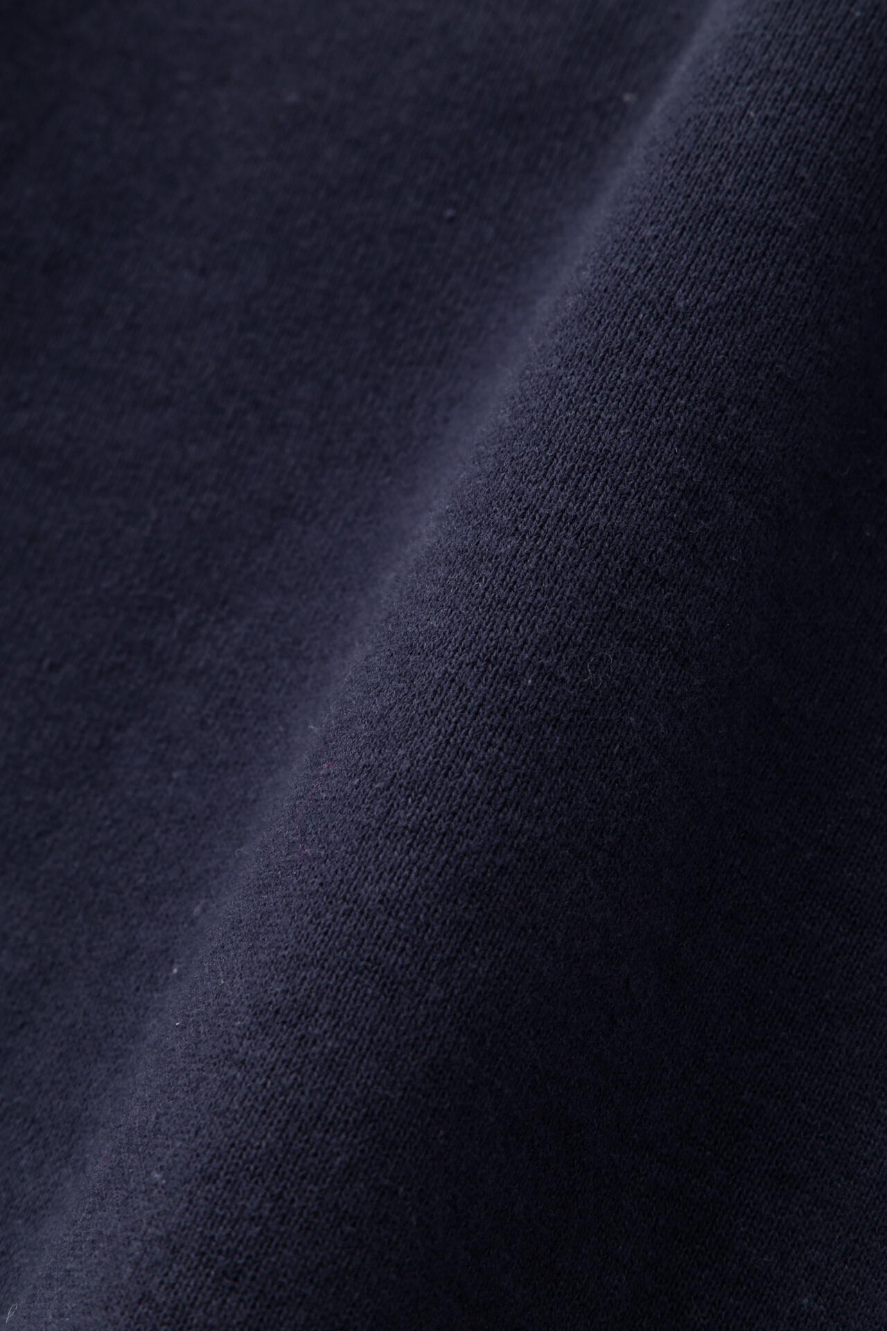 Ｙ / ORGANIC COTTON BLEND HEAVY WEIGHT FLEECE HALF ZIP