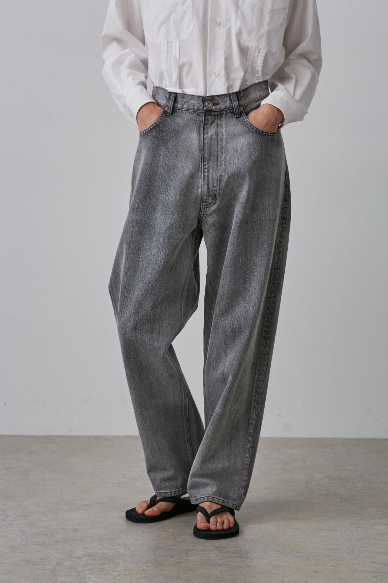 YLEVE / 13.5oz DENIM BAGGY FADE