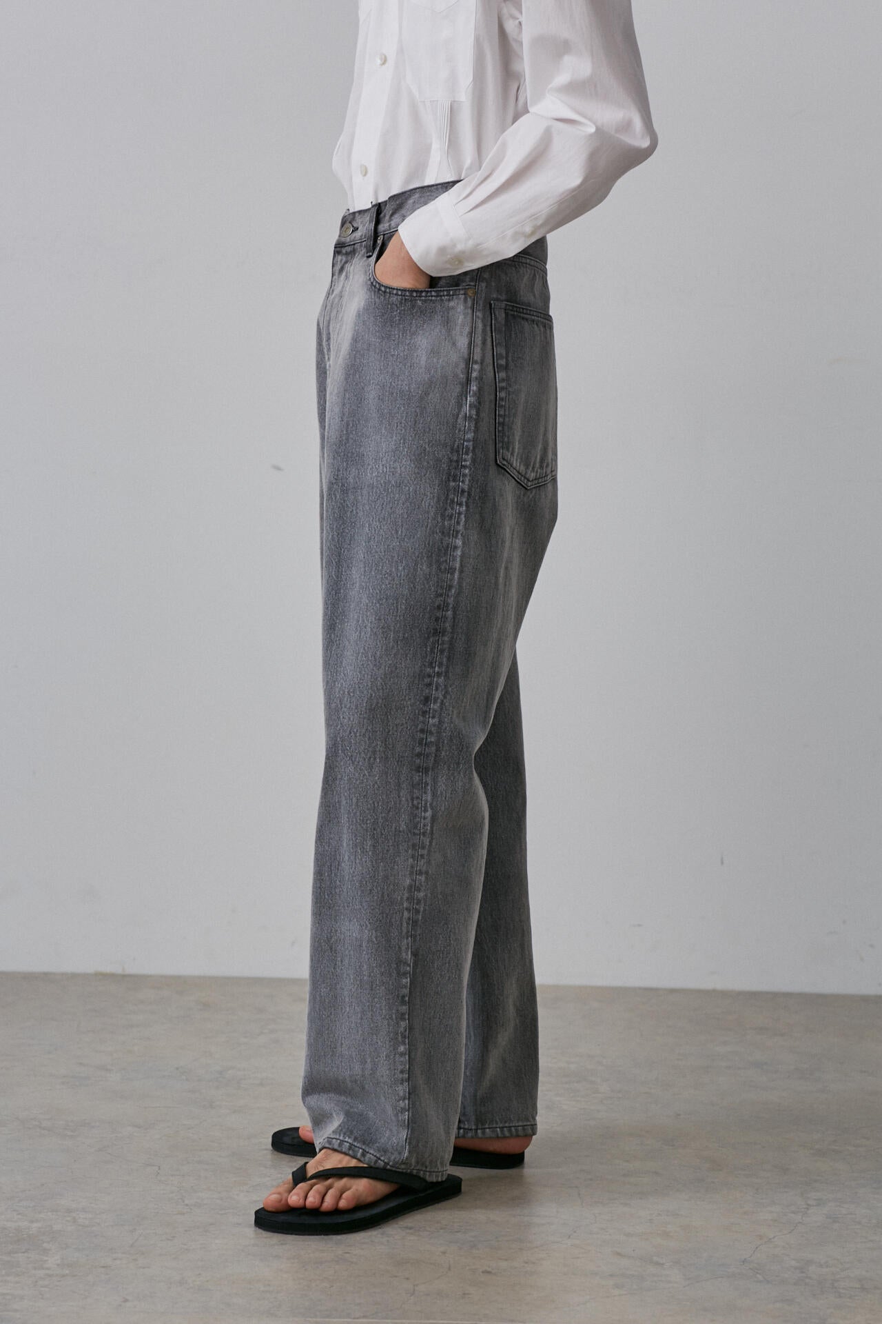 YLEVE / 13.5oz DENIM BAGGY FADE