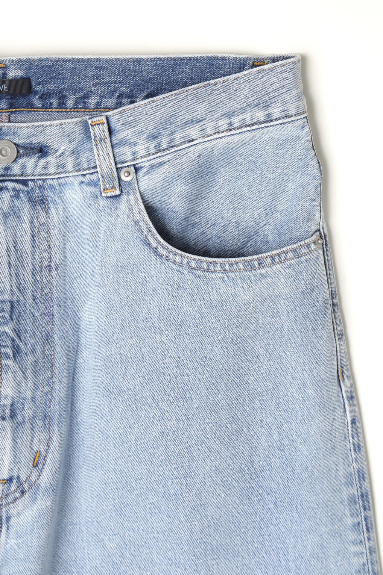 YLEVE / 13.5oz DENIM BAGGY FADE