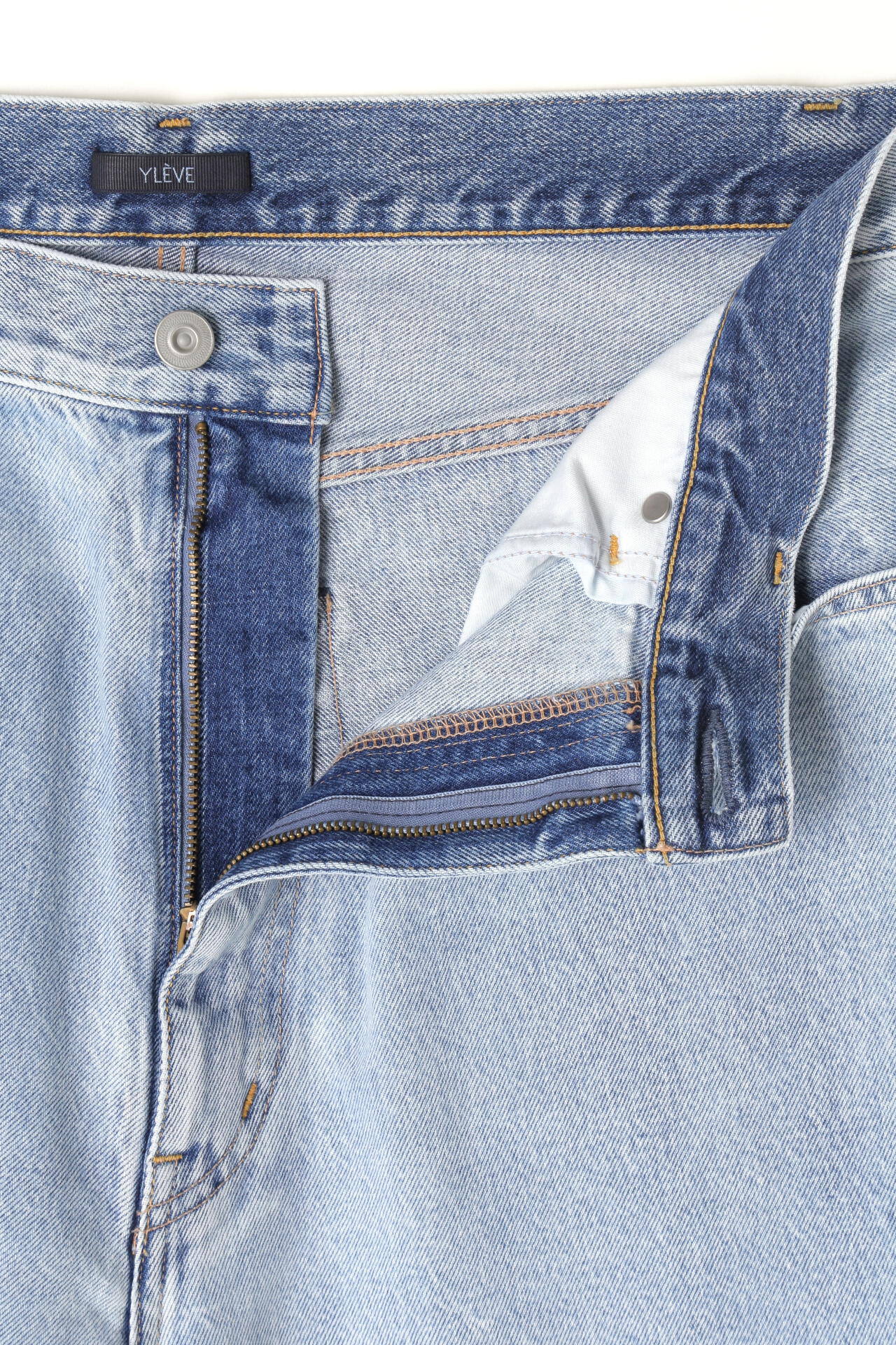 YLEVE / 13.5oz DENIM BAGGY FADE