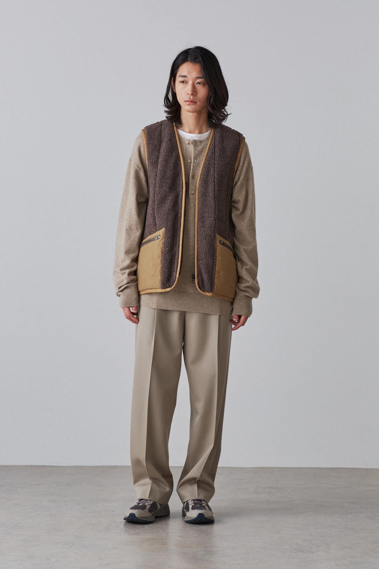 YLÈVE / CASHMERE KN HENRY NECK P/O | YLÈVE（イレーヴ） ｜【公式