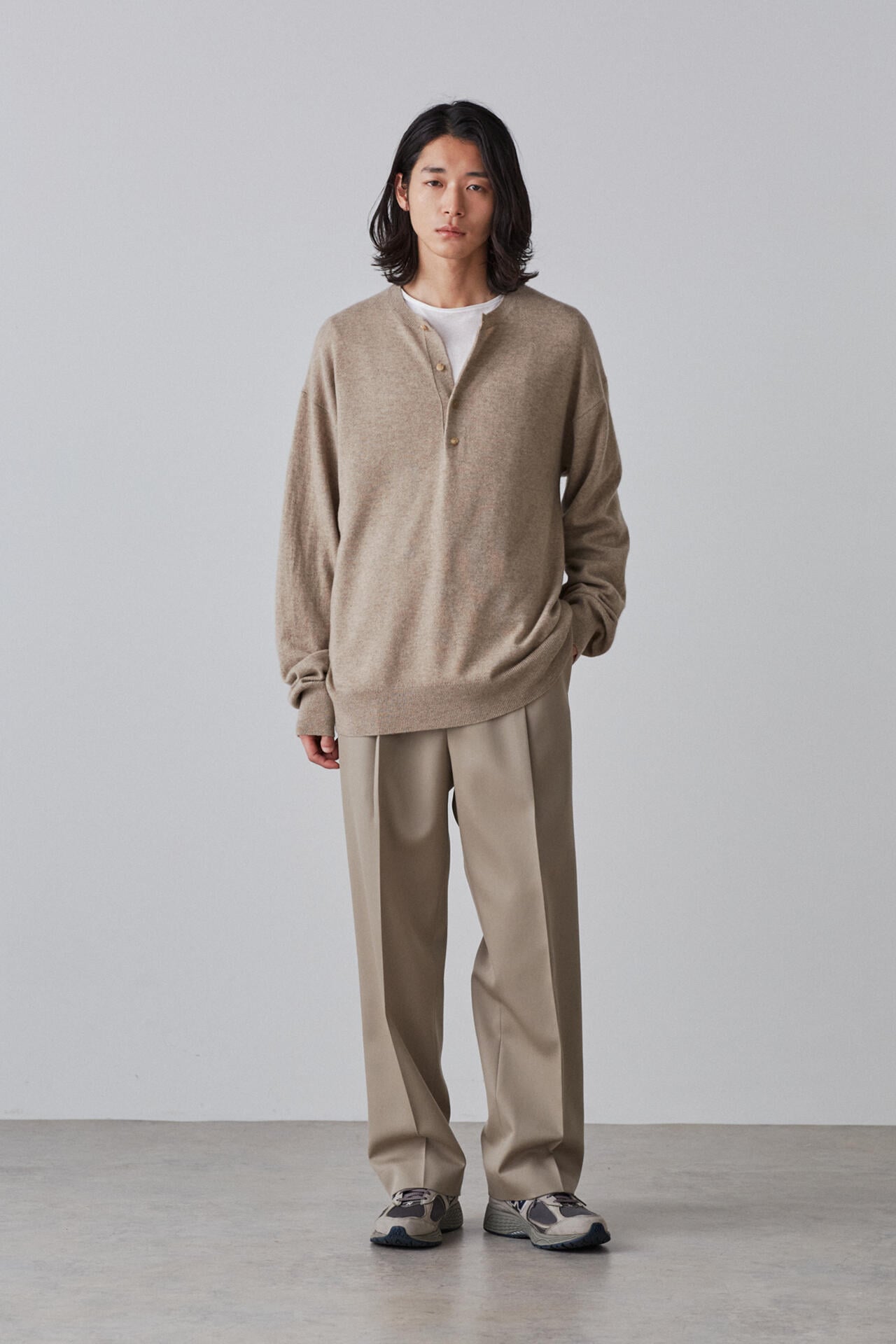 YLÈVE / CASHMERE KN HENRY NECK P/O | YLÈVE（イレーヴ） ｜【公式
