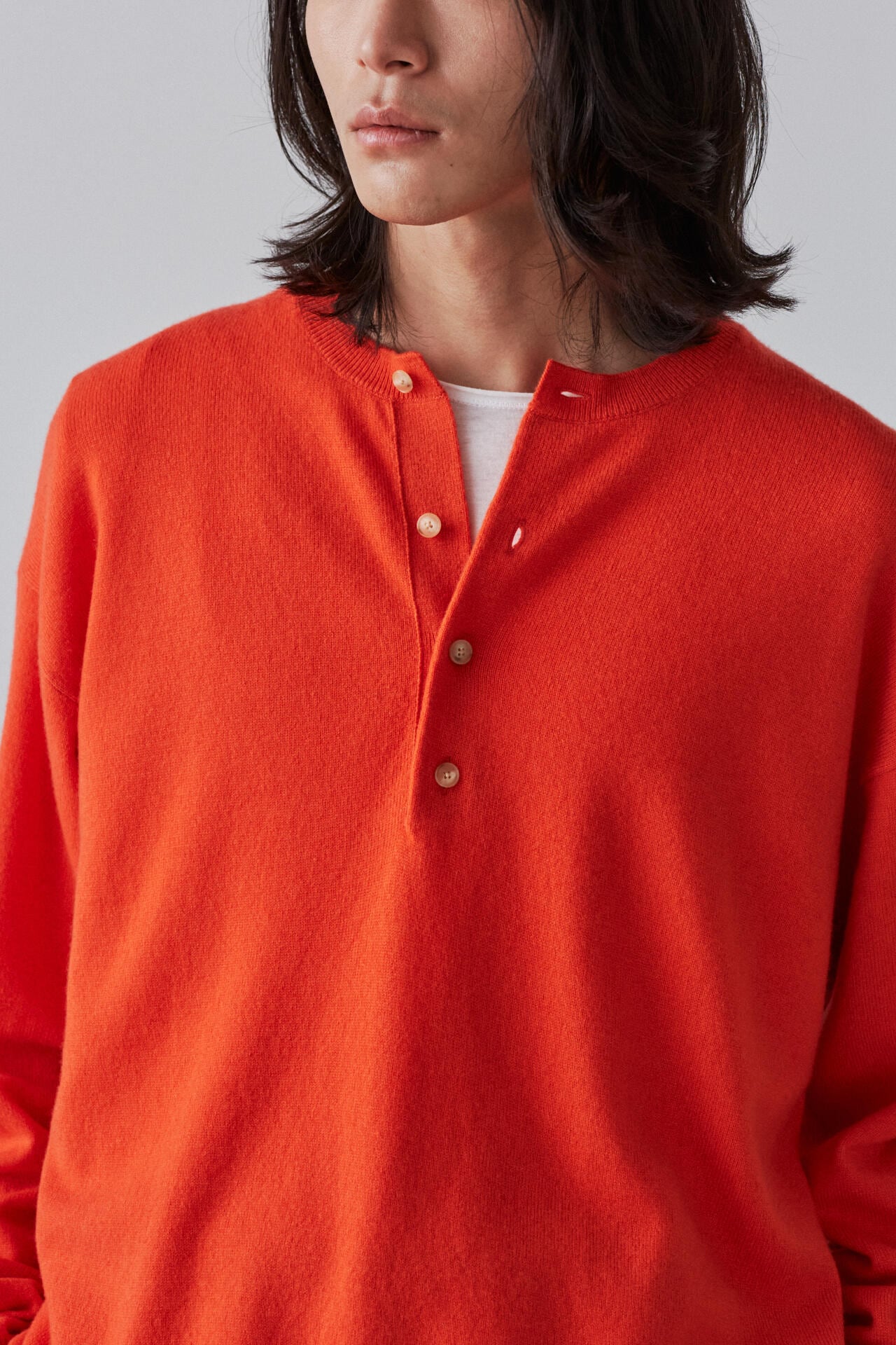 YLÈVE / CASHMERE KN HENRY NECK P/O | YLÈVE（イレーヴ） ｜【公式