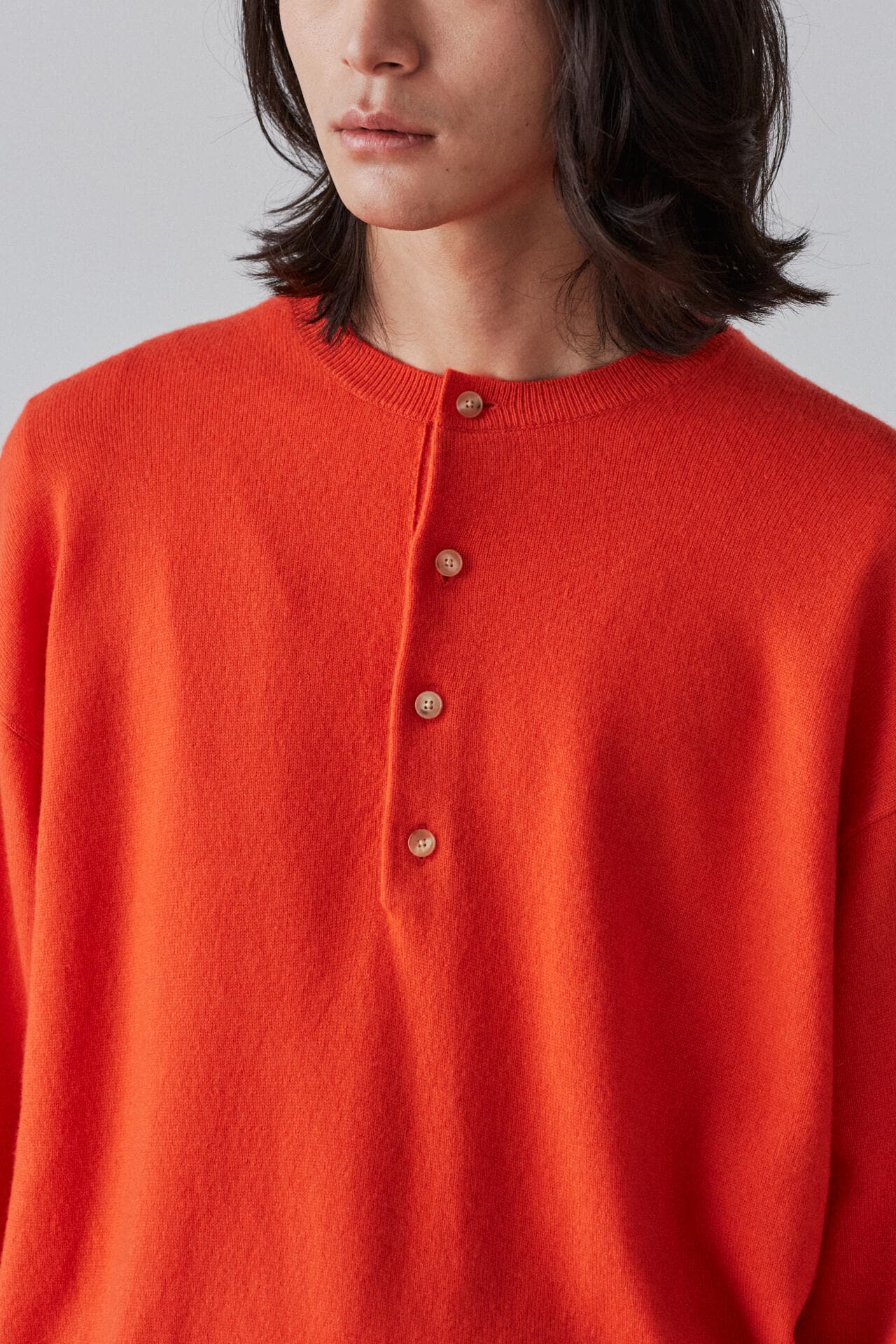 YLEVE イレーヴ ヘリンボーン編みフィッシャーマンオーバーニット 肉厚 YLEVE イレーヴ ヘリンボーン編みフィッシャーマンオーバーニット 肉厚