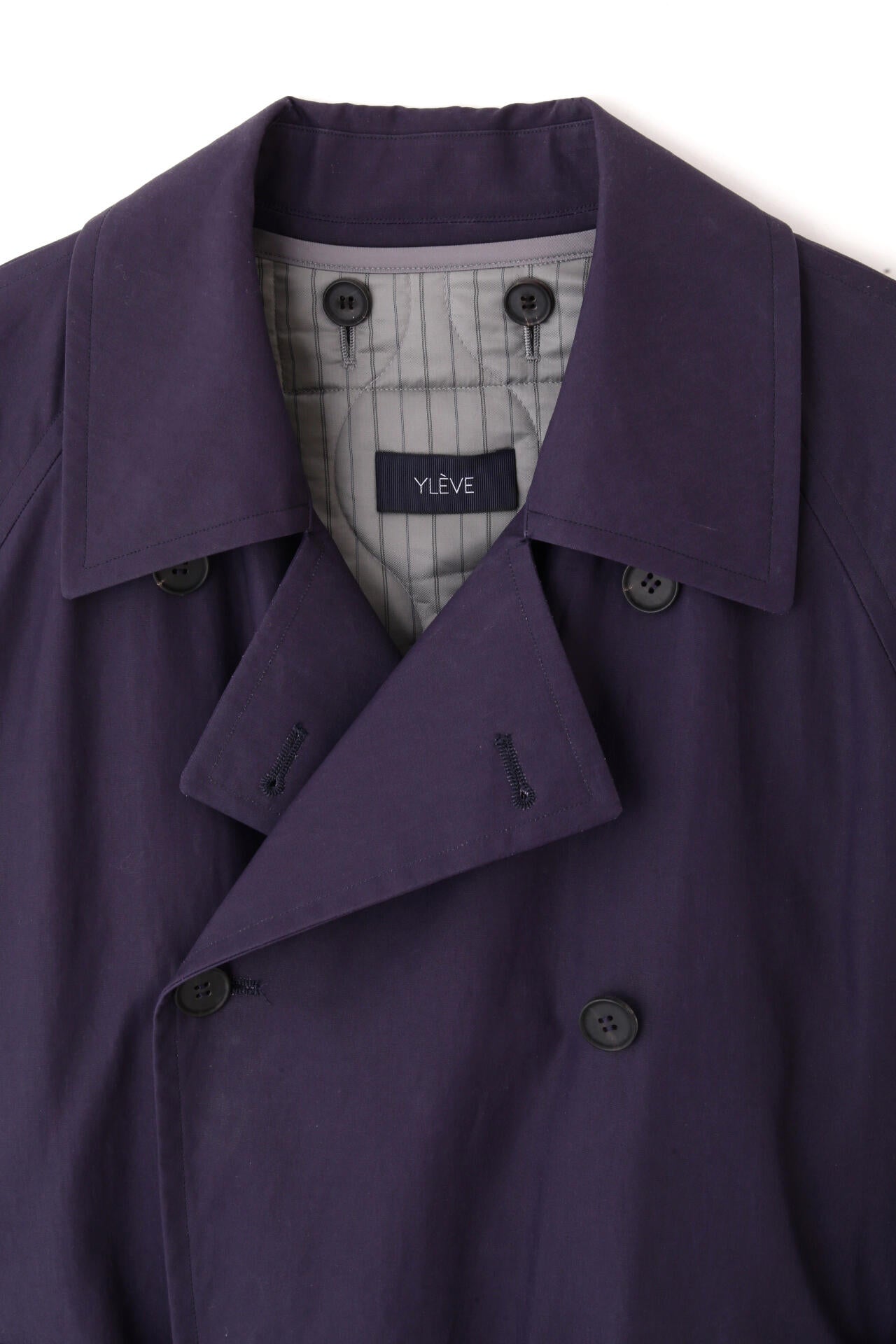 美品 YLÈVE / COTTON GABARDINE イレーヴ YLÈVE ( イレーヴ )/ COTTON LINEN HIGH TWIST GABARDINE TUNIC OP