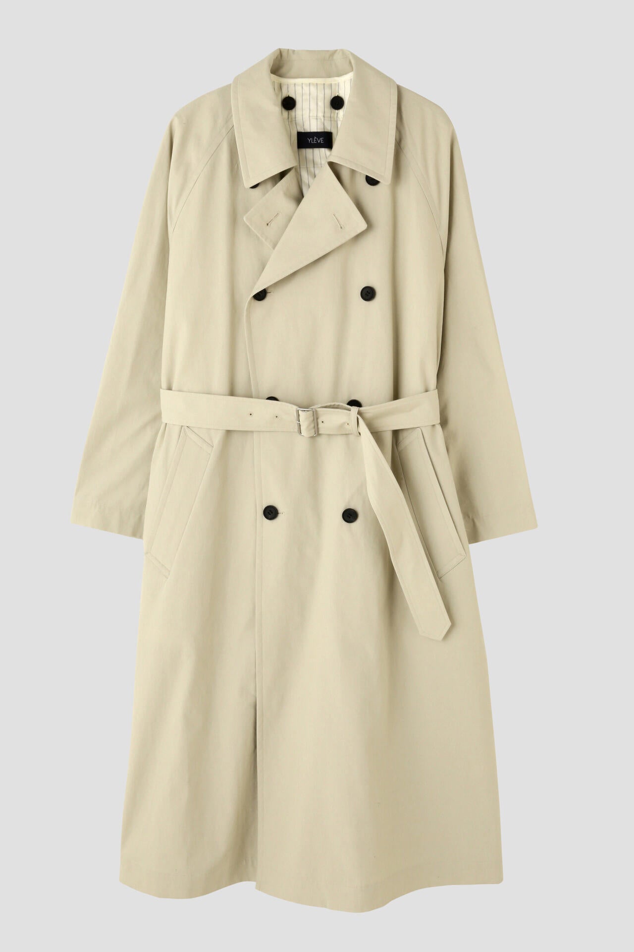 YLEVE/イレーヴ コットンタフタモッズコート ライトベージュ YLEVE