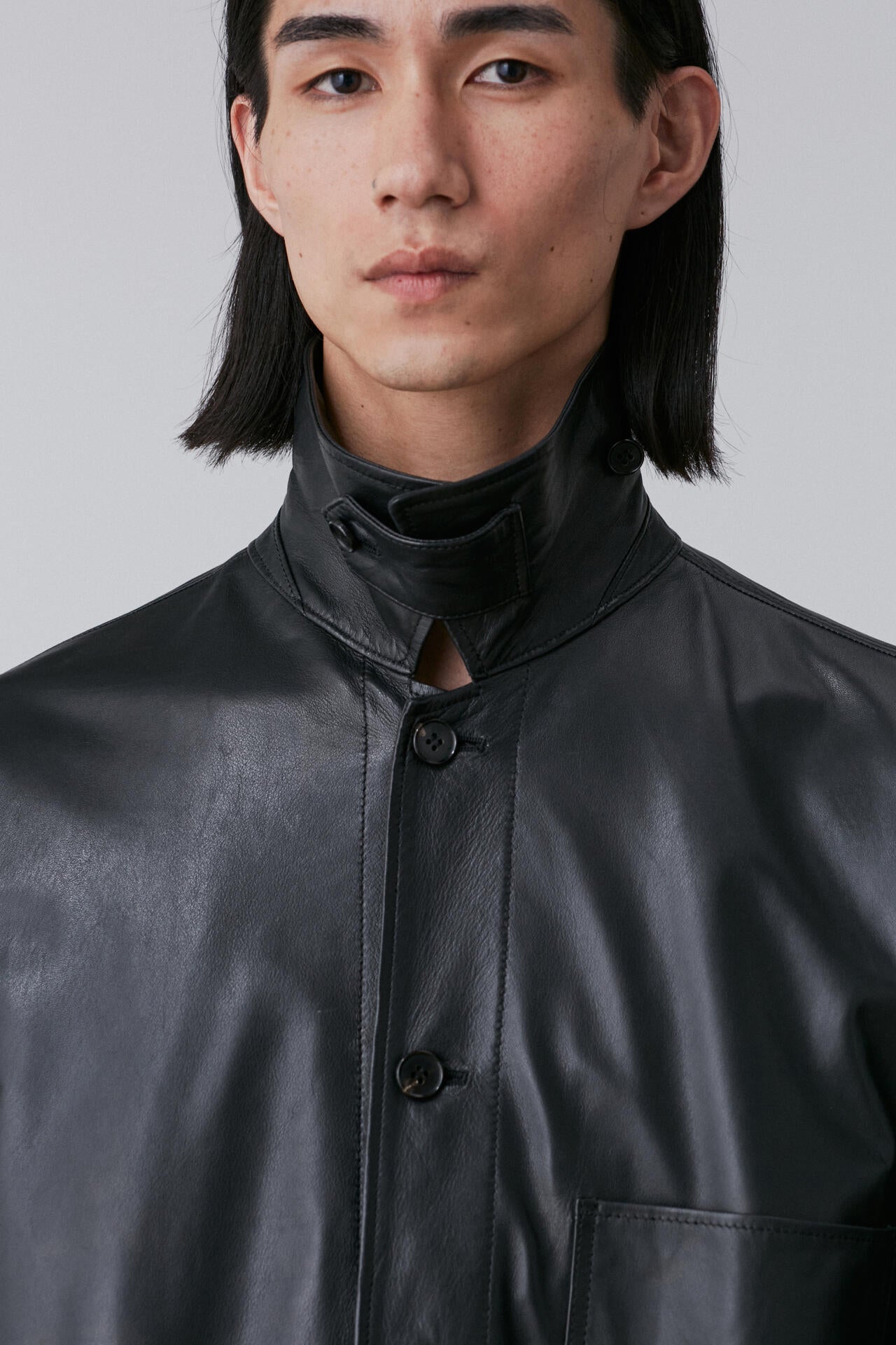 YLÈVE / GLOVE SHEEP LEATHER COVERALL JACKET | YLÈVE（イレーヴ