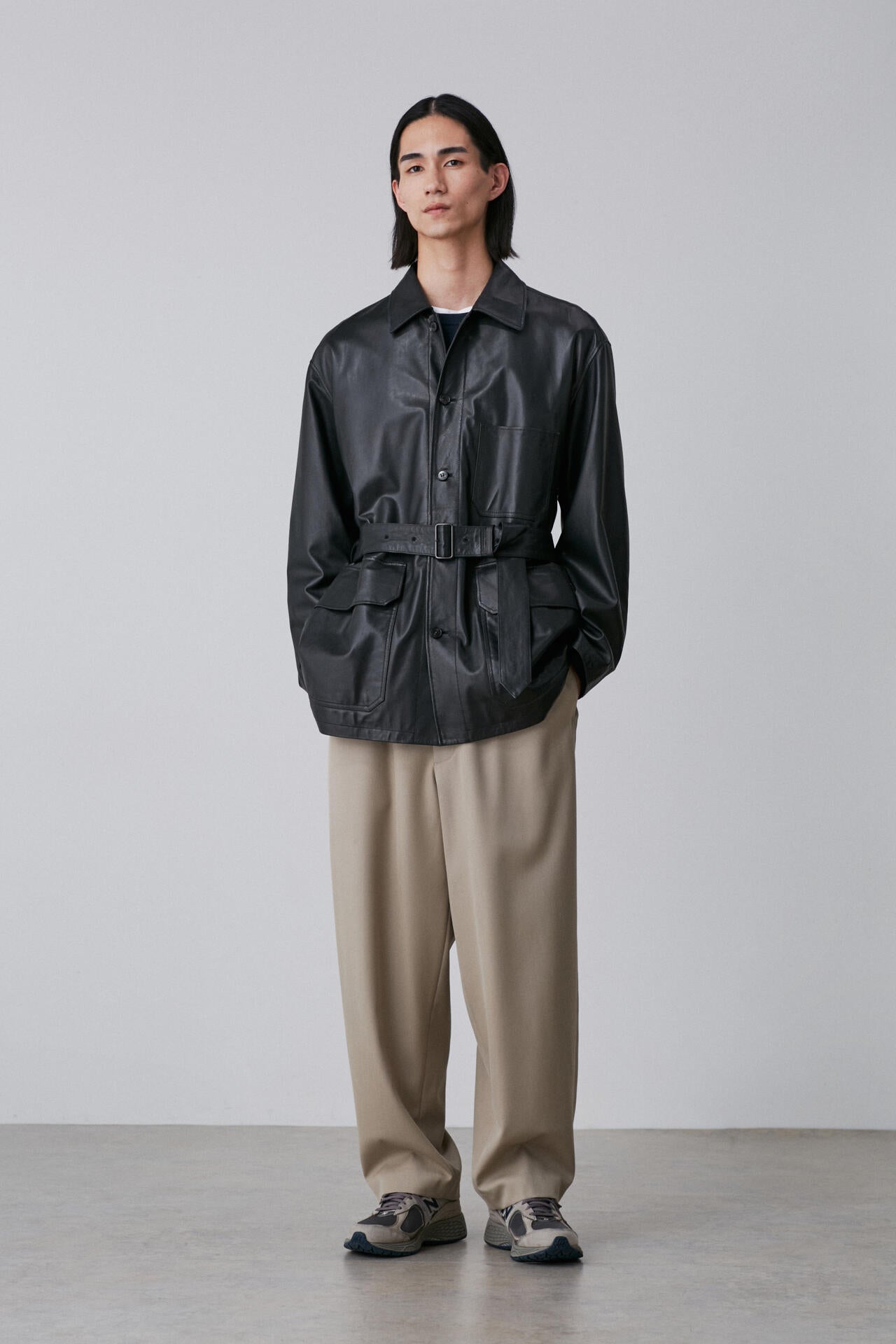 YLÈVE / GLOVE SHEEP LEATHER COVERALL JACKET | YLÈVE（イレーヴ