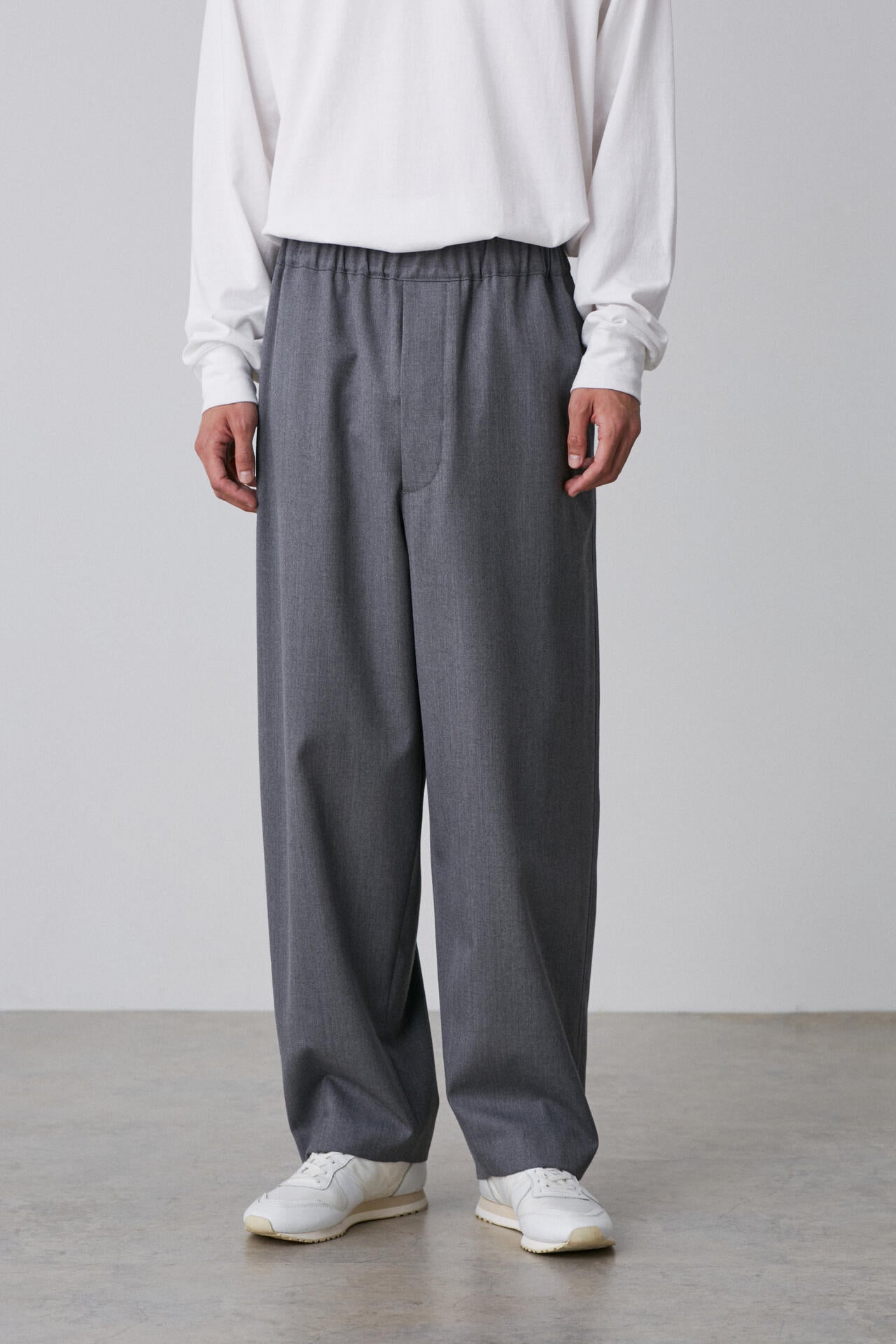 YLEVE / WOOL SURGE EASY TROUSERS