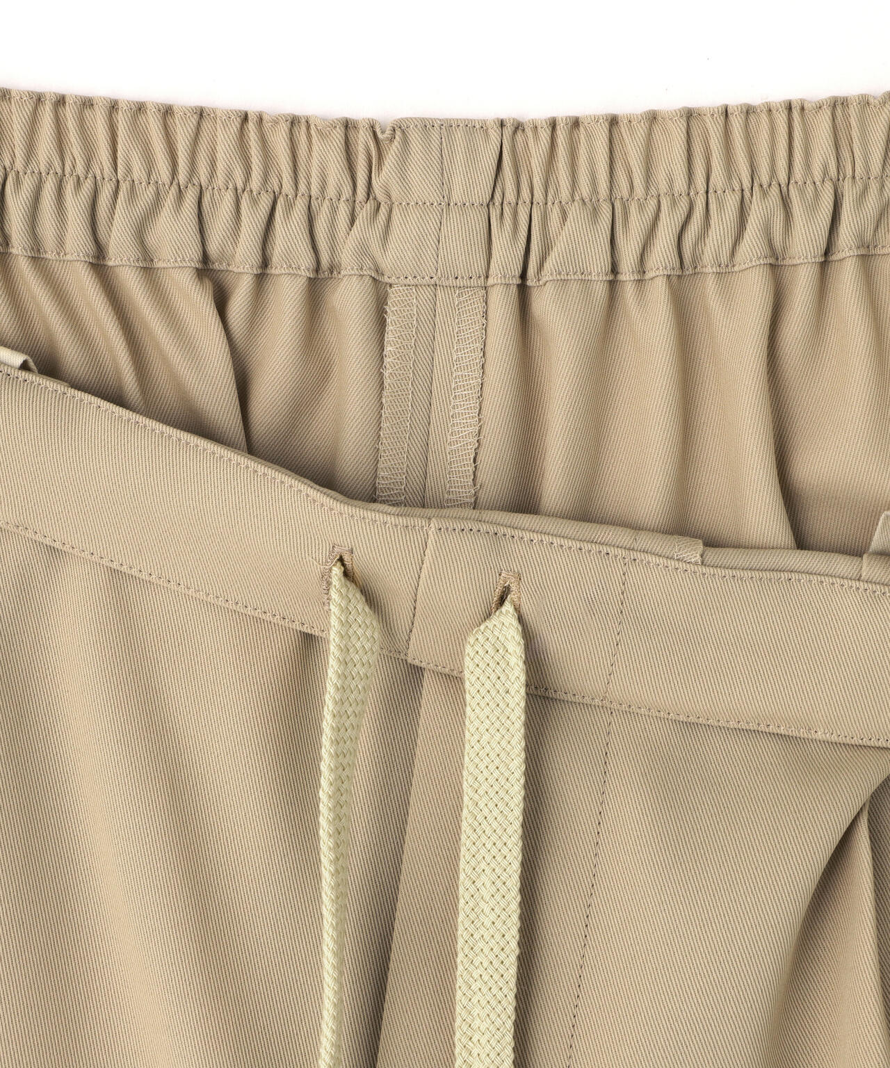 美品 YLÈVE / COTTON GABARDINE イレーヴ YLEVE / HIGHTWISTED COTTON GABA EASY TROUSERS | YLÈVE（イレーヴ