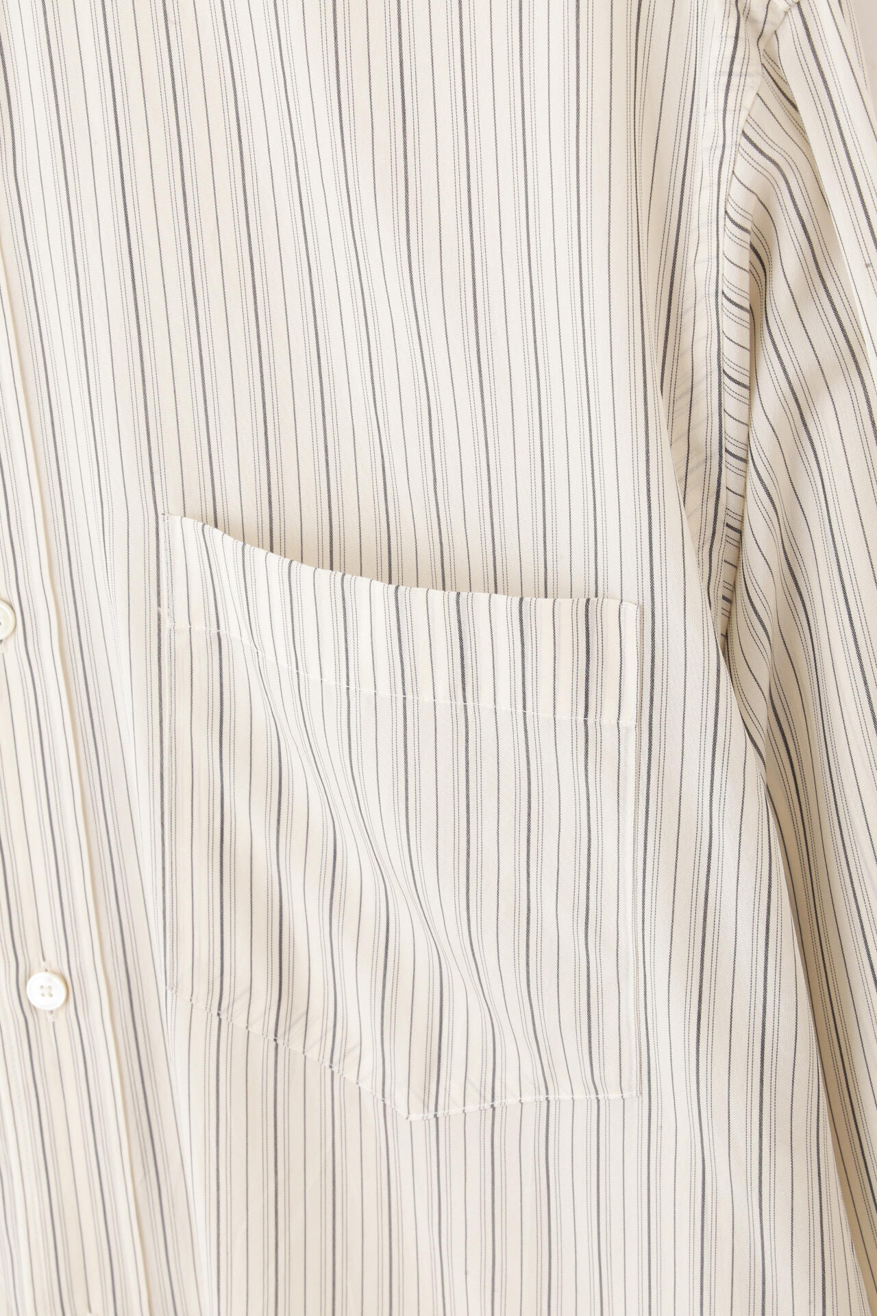 YLEVE / ACETATE CUPRA STAND COLLAR SHIRT