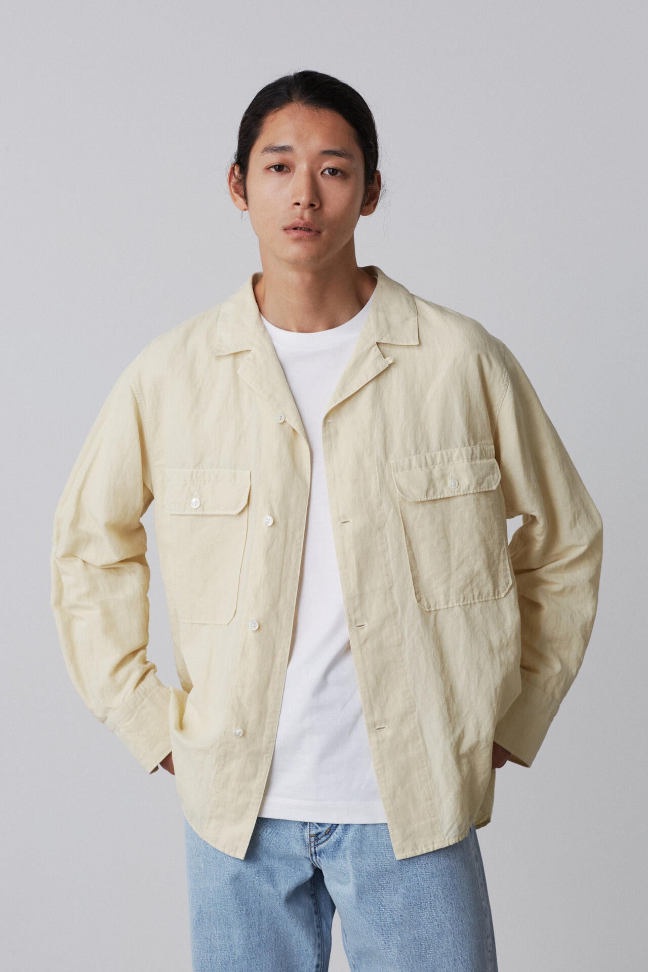 YLEVE / COTTON RAMIE BROAD SHIRT | YLÈVE（イレーヴ） ｜【公式