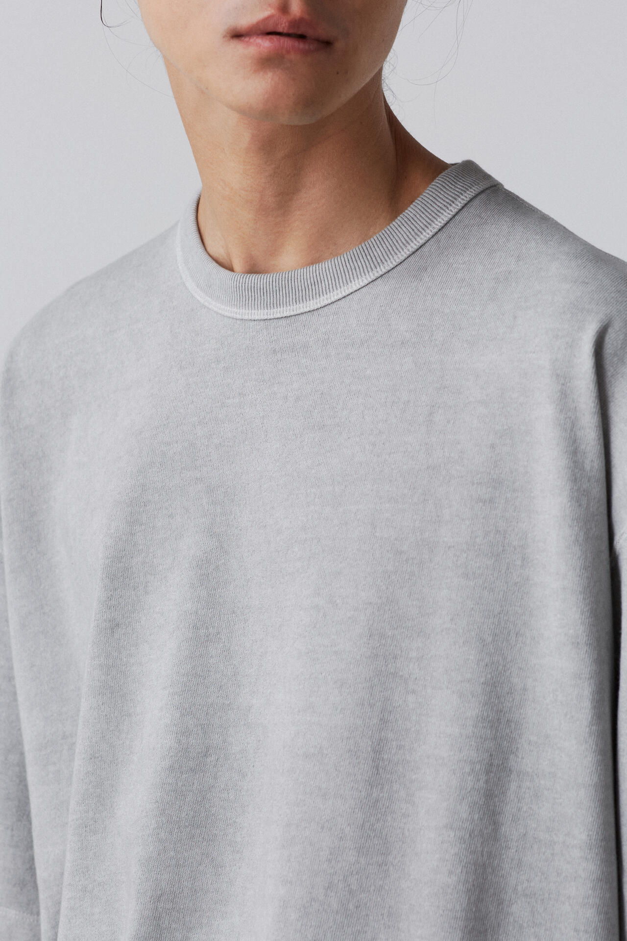 YLEVE シャツ YLÈVE / OPEN END COTTON PIGMENT DYE T‐SHIRT | YLÈVE