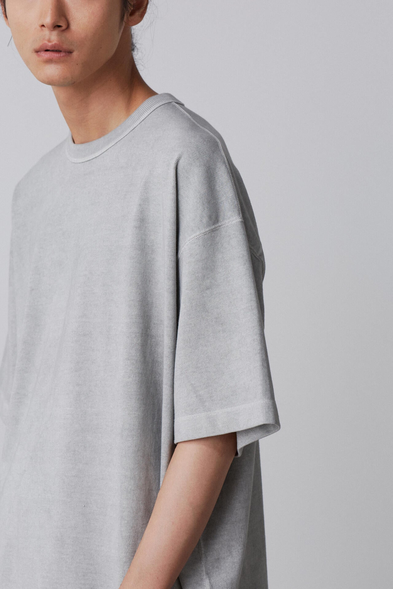 YLEVE シャツ YLÈVE / OPEN END COTTON PIGMENT DYE T‐SHIRT | YLÈVE