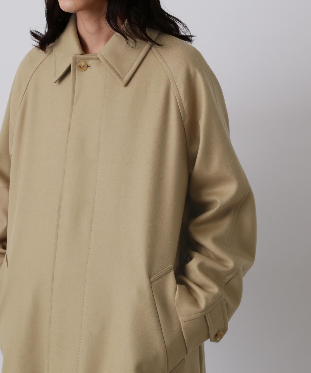 YLÈVE / SUPER100'S WOOL MELTON COAT | YLÈVE（イレーヴ） ｜【公式