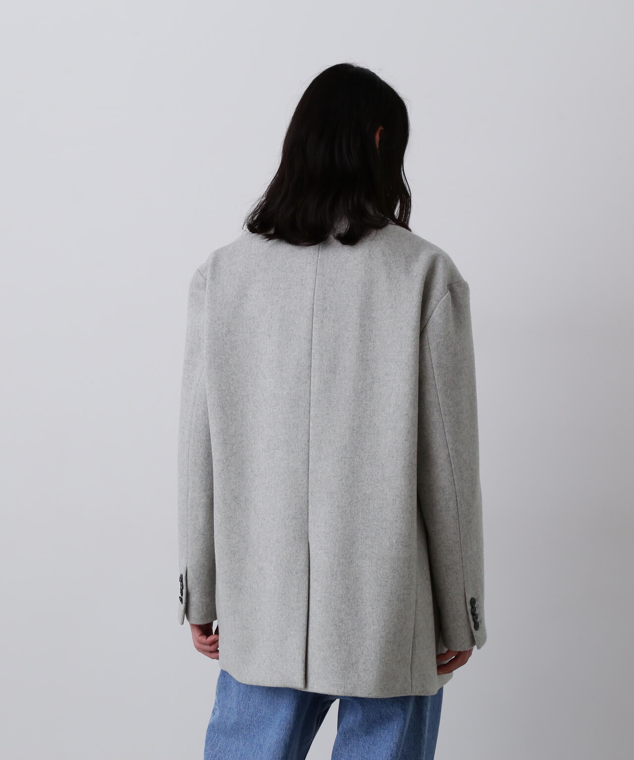 YLÈVE / NON MULESING WOOL OVERDYE MELTON JACKET | YLÈVE（イレーヴ