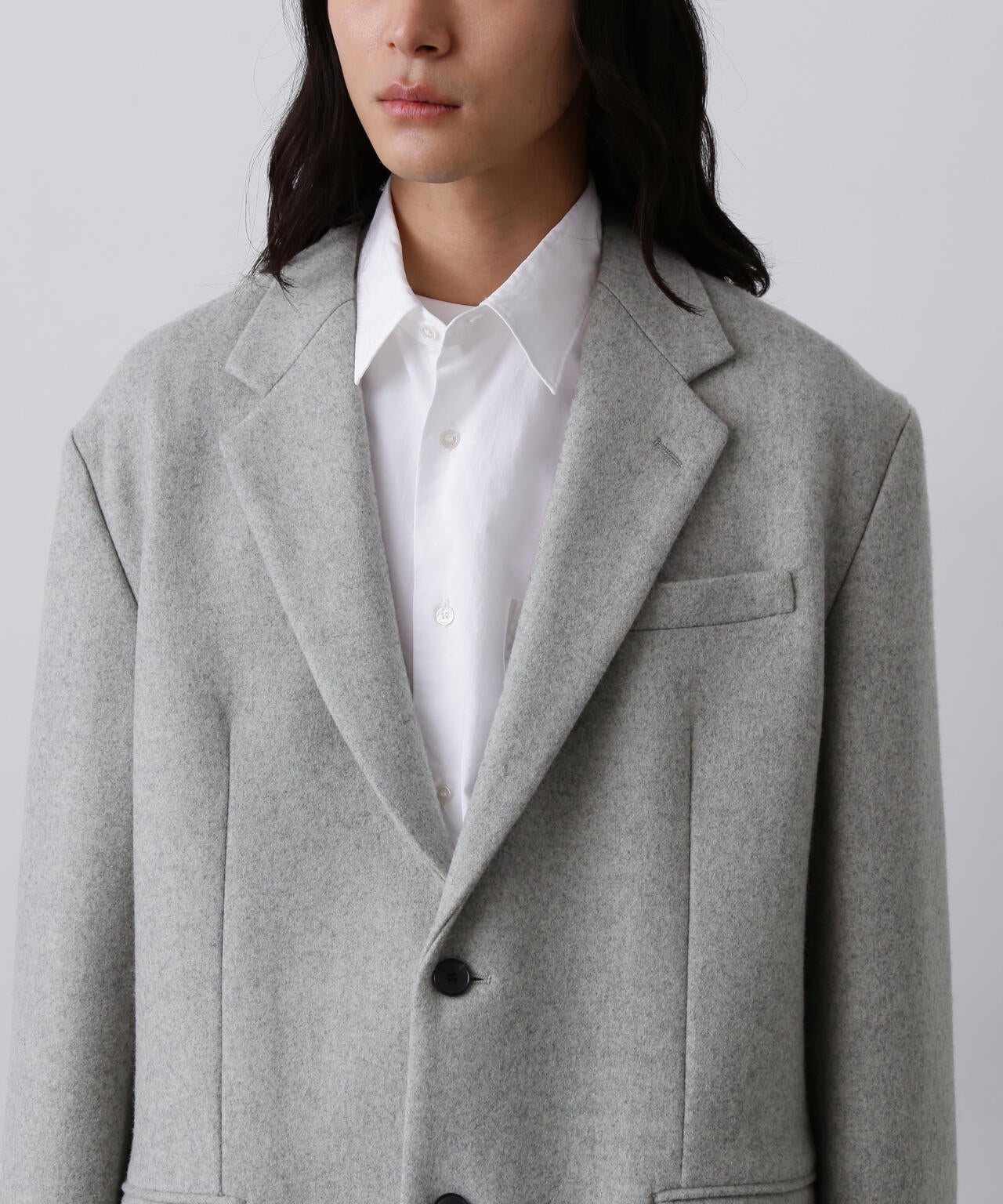 YLÈVE / NON MULESING WOOL OVERDYE MELTON JACKET | YLÈVE（イレーヴ