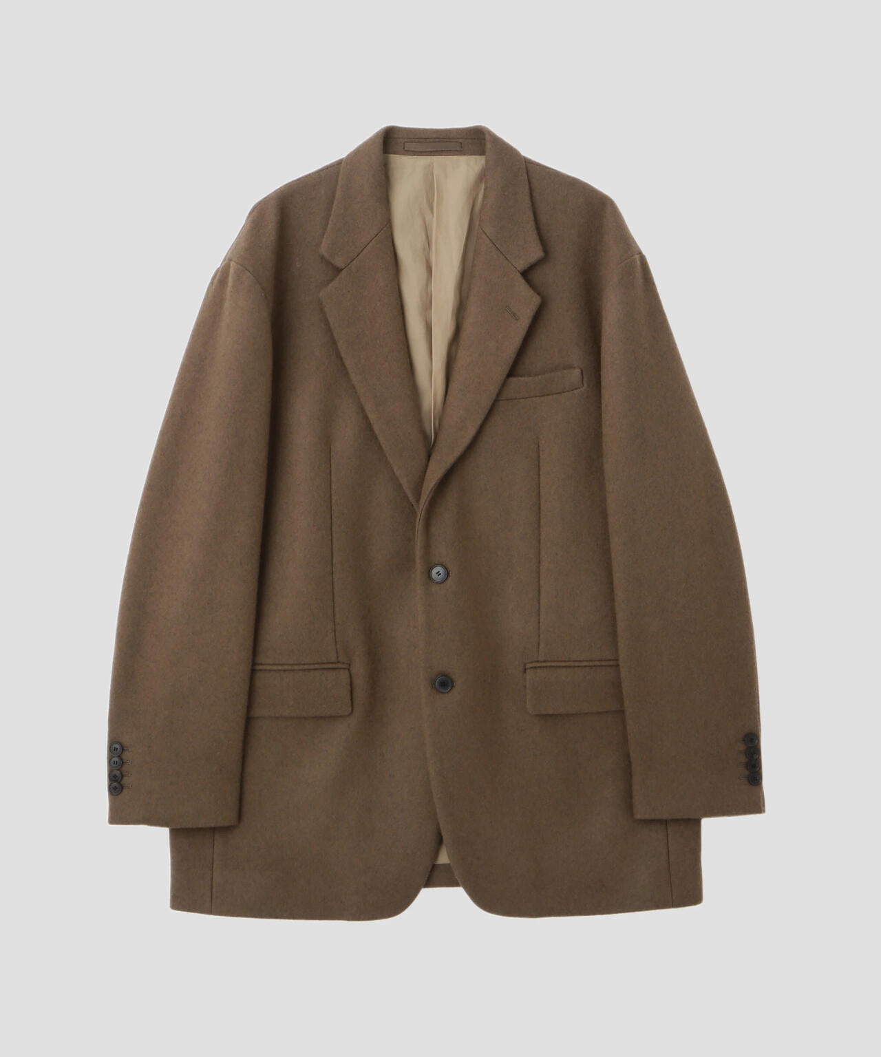 YLEVE / NON MULESING WOOL OVERDYE MELTON JACKET | YLÈVE（イレーヴ