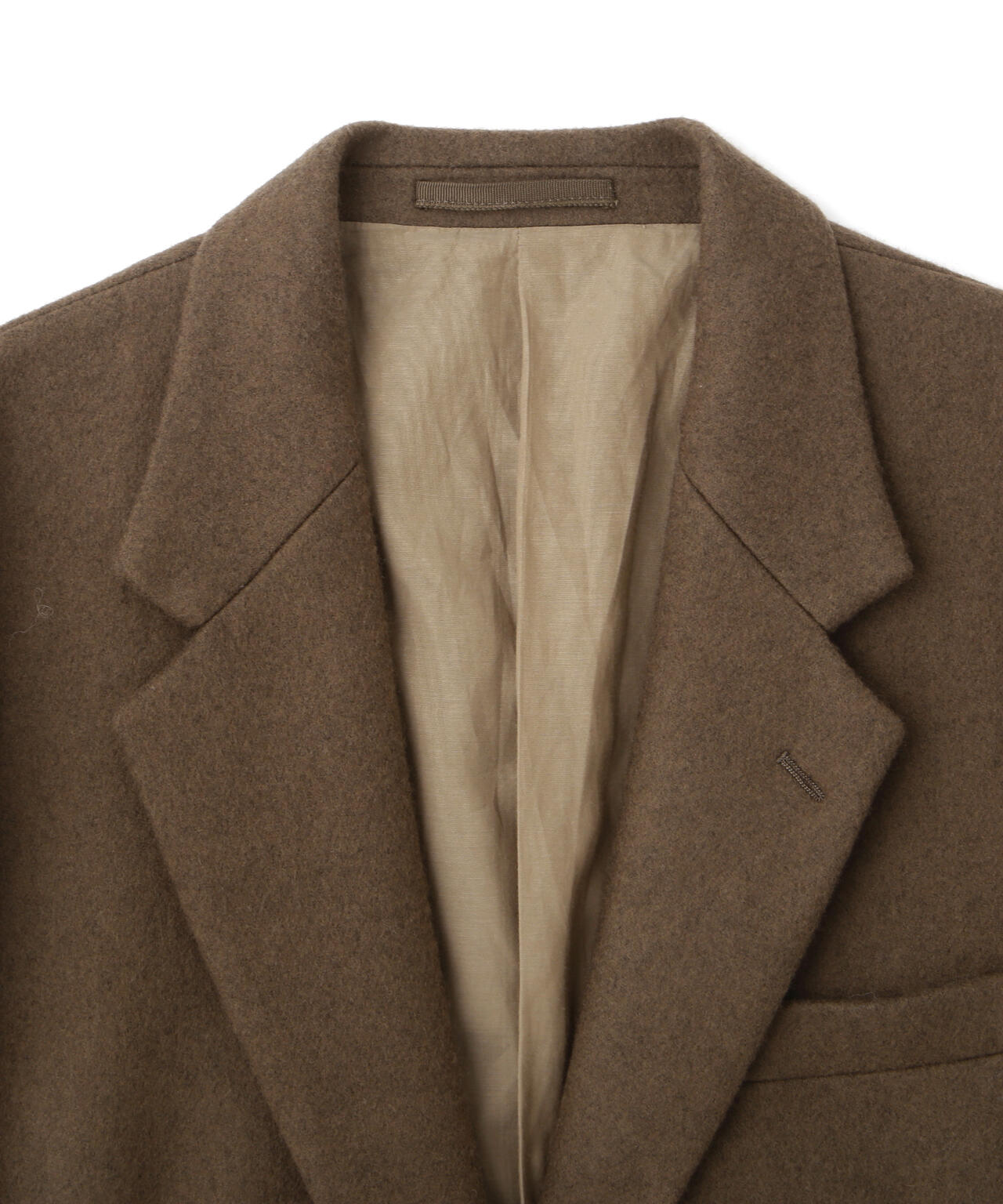 YLEVE / NON MULESING WOOL OVERDYE MELTON JACKET | YLÈVE（イレーヴ