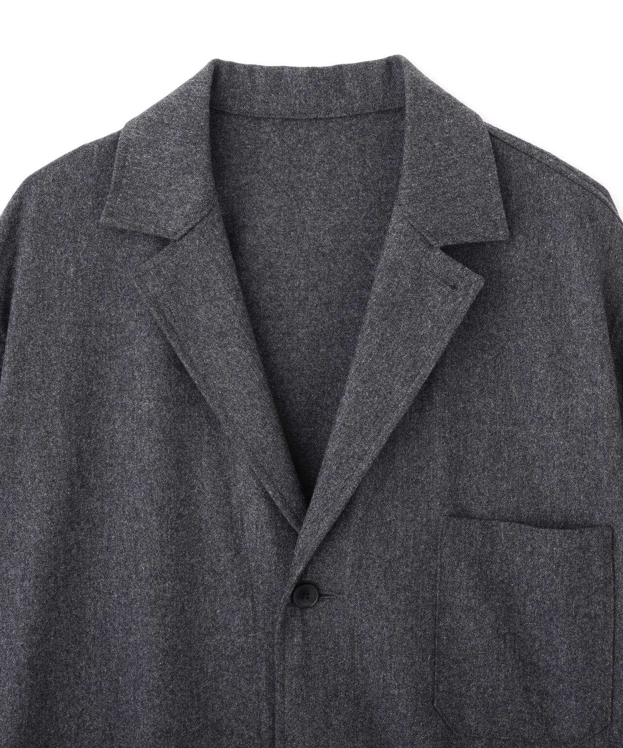 YLEVE / SUPER120's WOOL FLANNEL JACKET