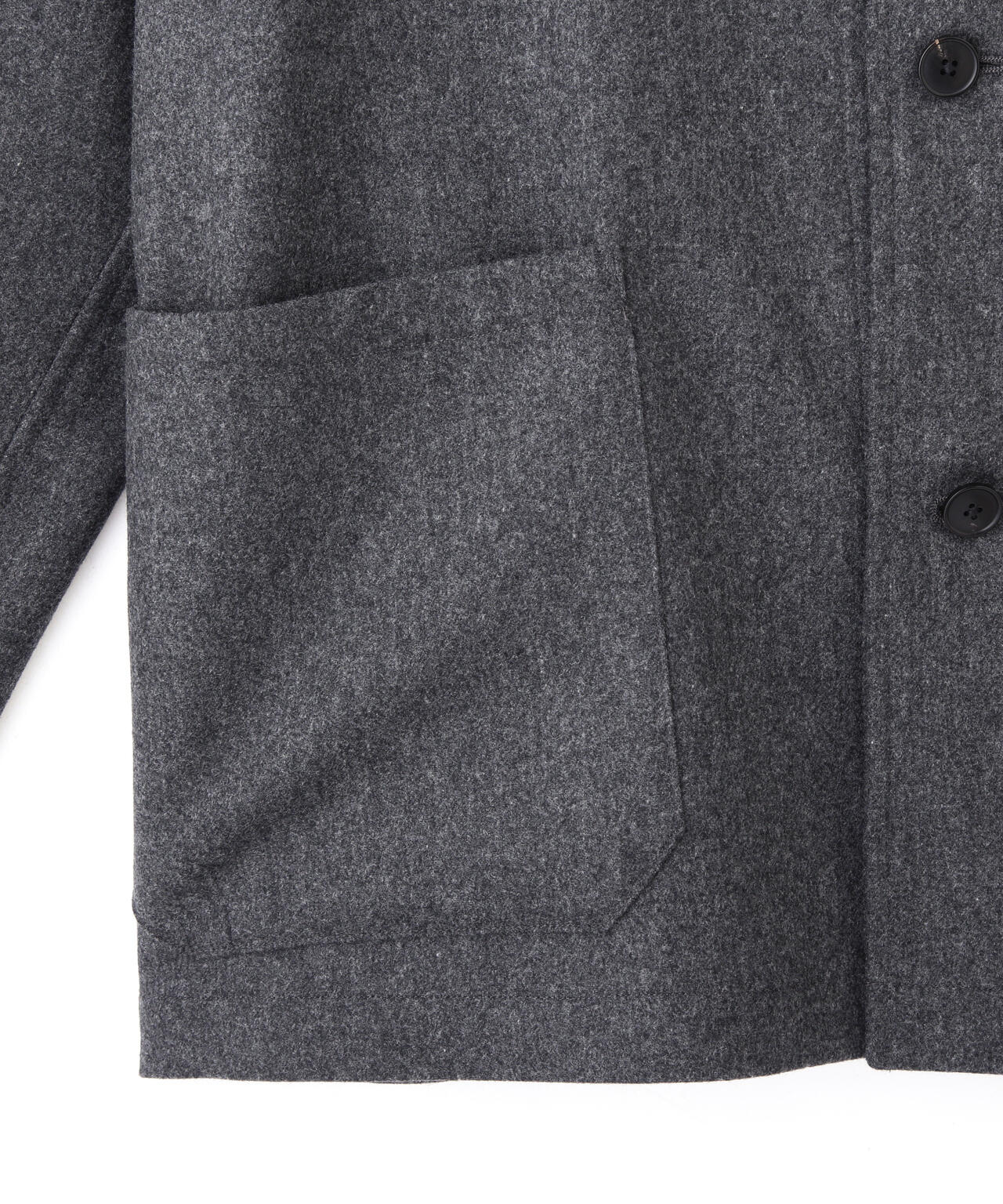 YLEVE / SUPER120's WOOL FLANNEL JACKET