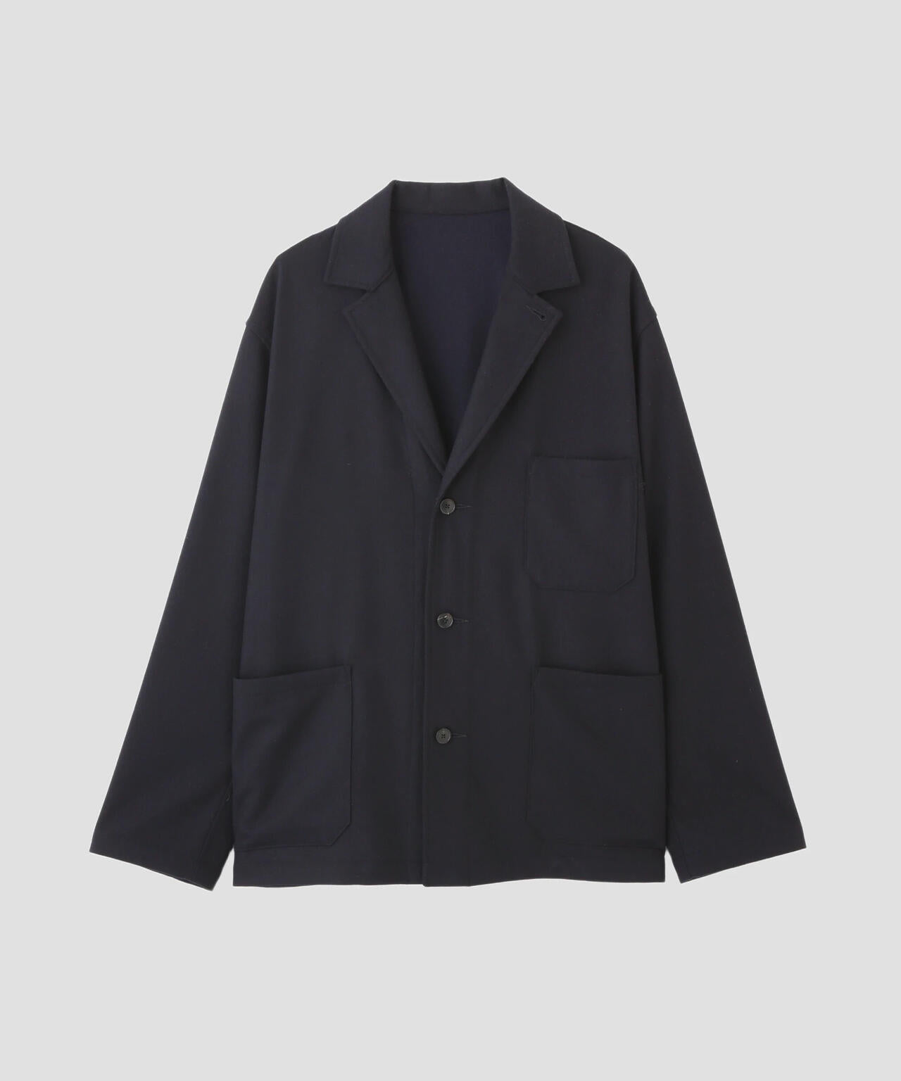 YLEVE / SUPER120's WOOL FLANNEL JACKET