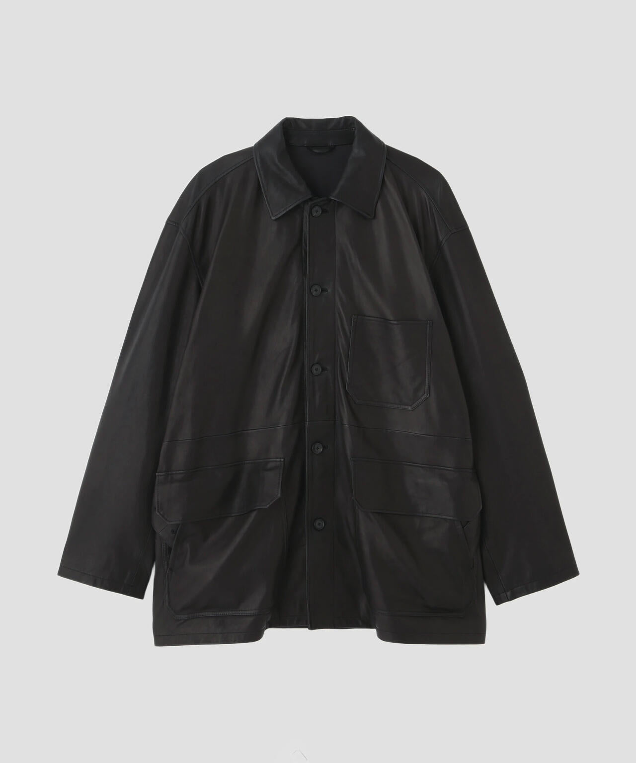 YLÈVE / SHEEP LEATHER COVERALL JACKET | YLÈVE（イレーヴ） ｜【公式