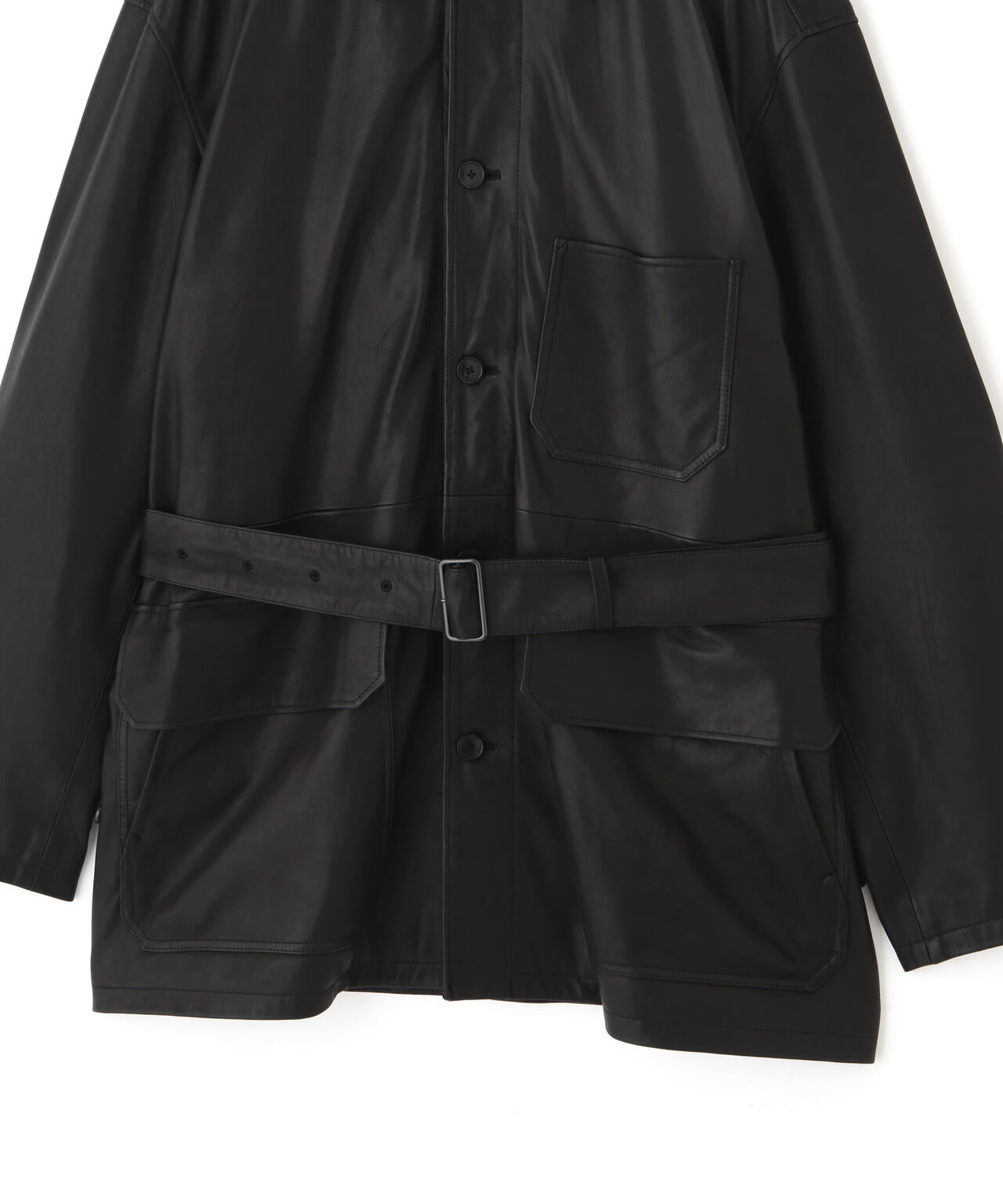 YLÈVE / SHEEP LEATHER COVERALL JACKET | YLÈVE（イレーヴ） ｜【公式