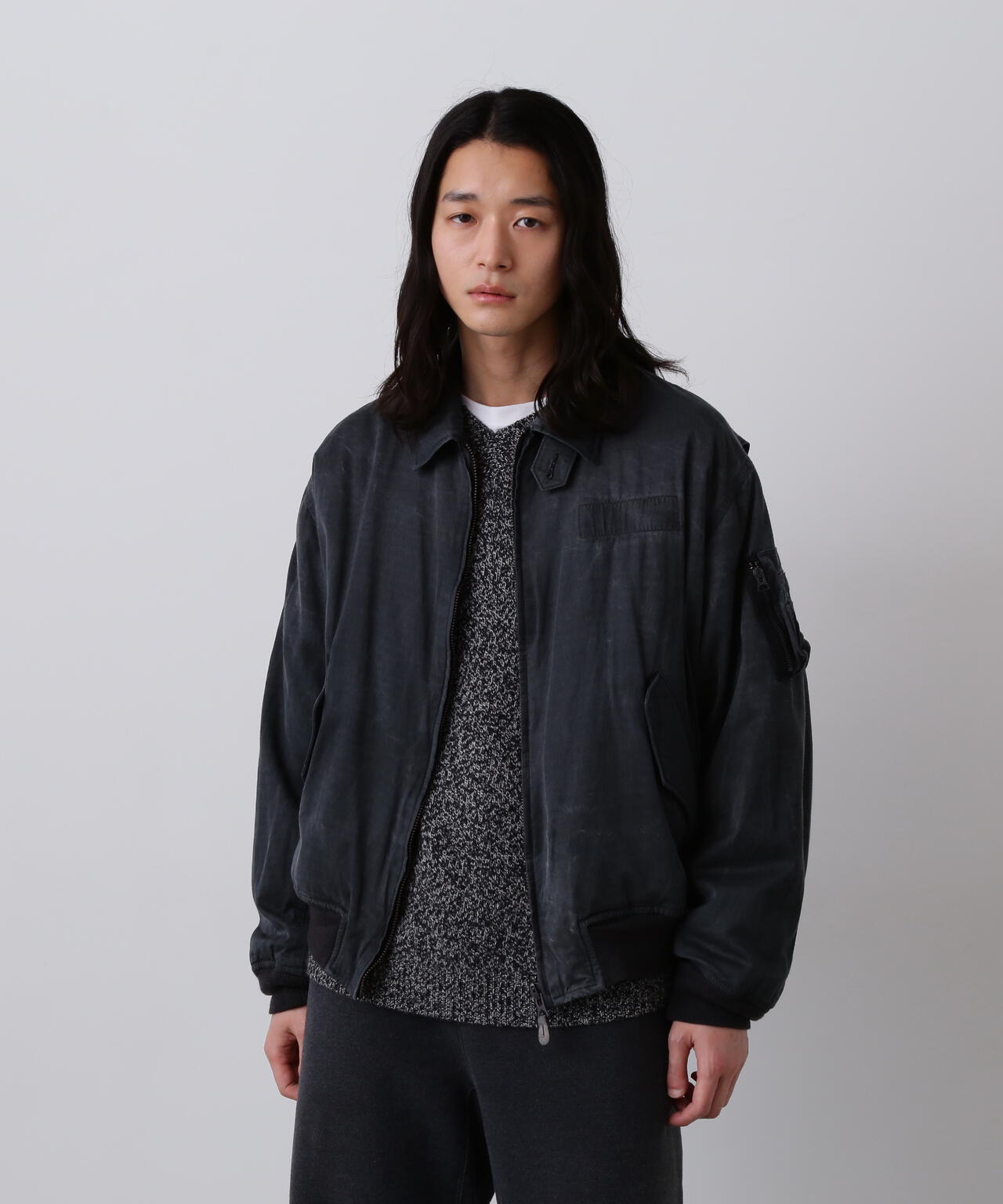 YLÈVE / RAYON COTTON PIGMENT DYE BLOUSON | YLÈVE（イレーヴ