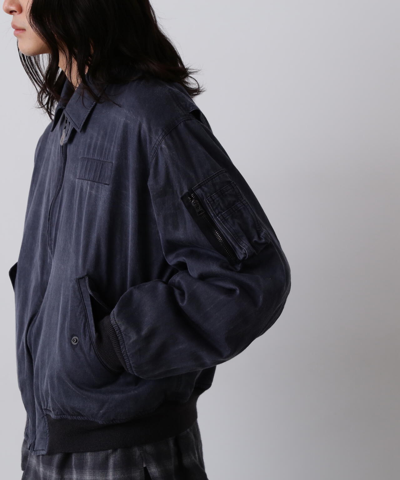 YLÈVE / RAYON COTTON PIGMENT DYE BLOUSON | YLÈVE（イレーヴ