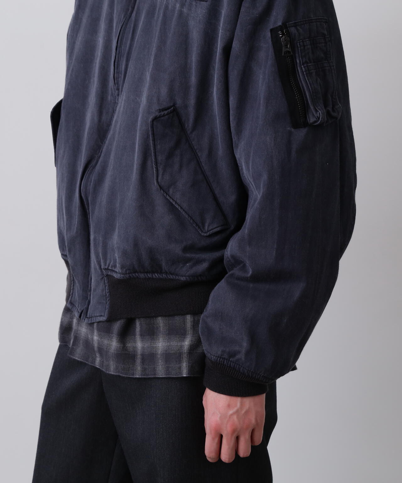 YLÈVE / RAYON COTTON PIGMENT DYE BLOUSON
