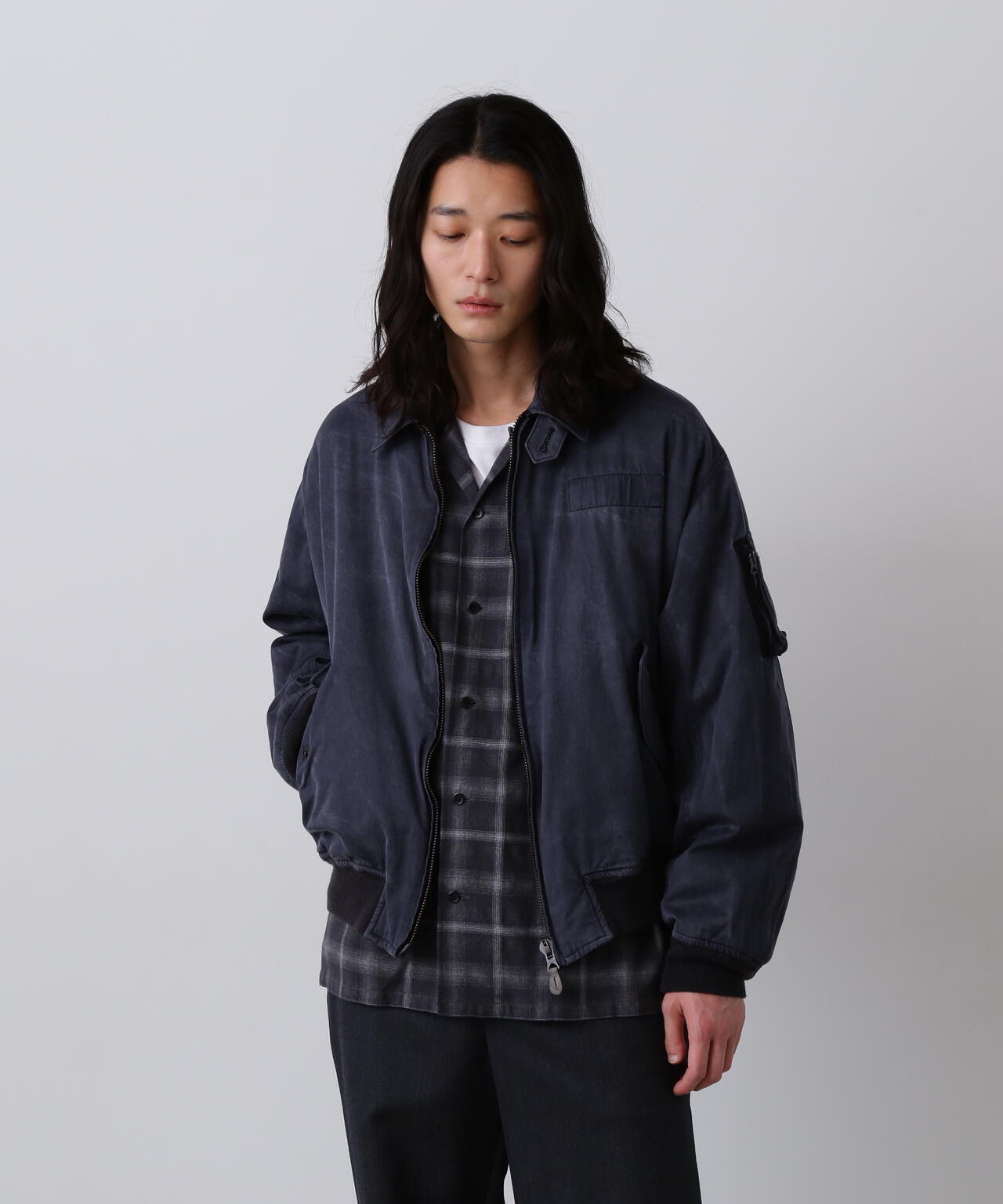 YLÈVE / RAYON COTTON PIGMENT DYE BLOUSON | YLÈVE（イレーヴ