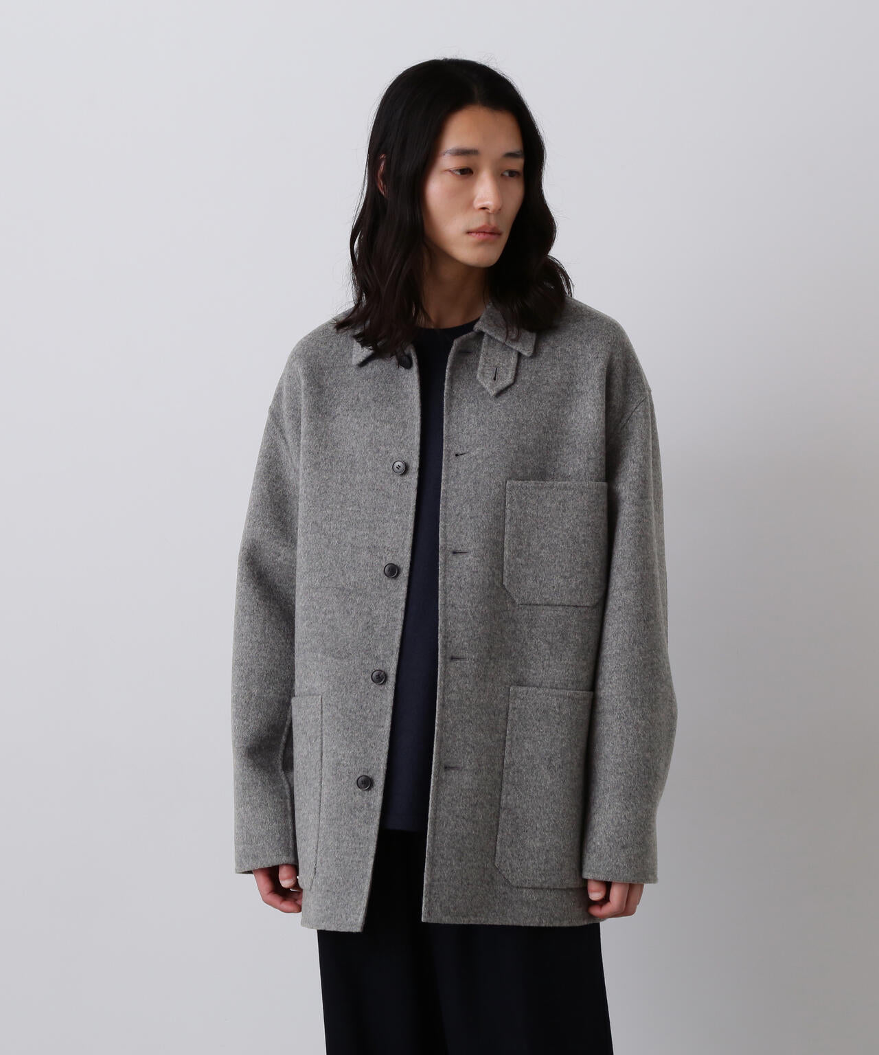 YLÈVE / SUPER 100`S WOOL DOUBLE CLOTH BLOUSON | YLÈVE（イレーヴ