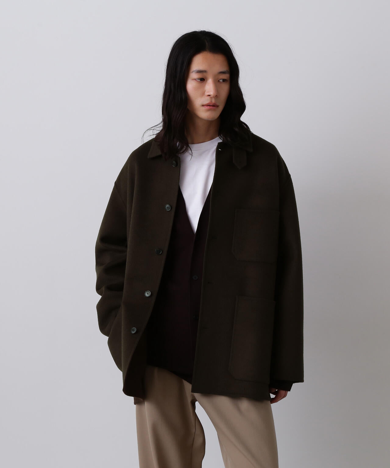 YLÈVE / SUPER 100`S WOOL DOUBLE CLOTH BLOUSON | YLÈVE（イレーヴ