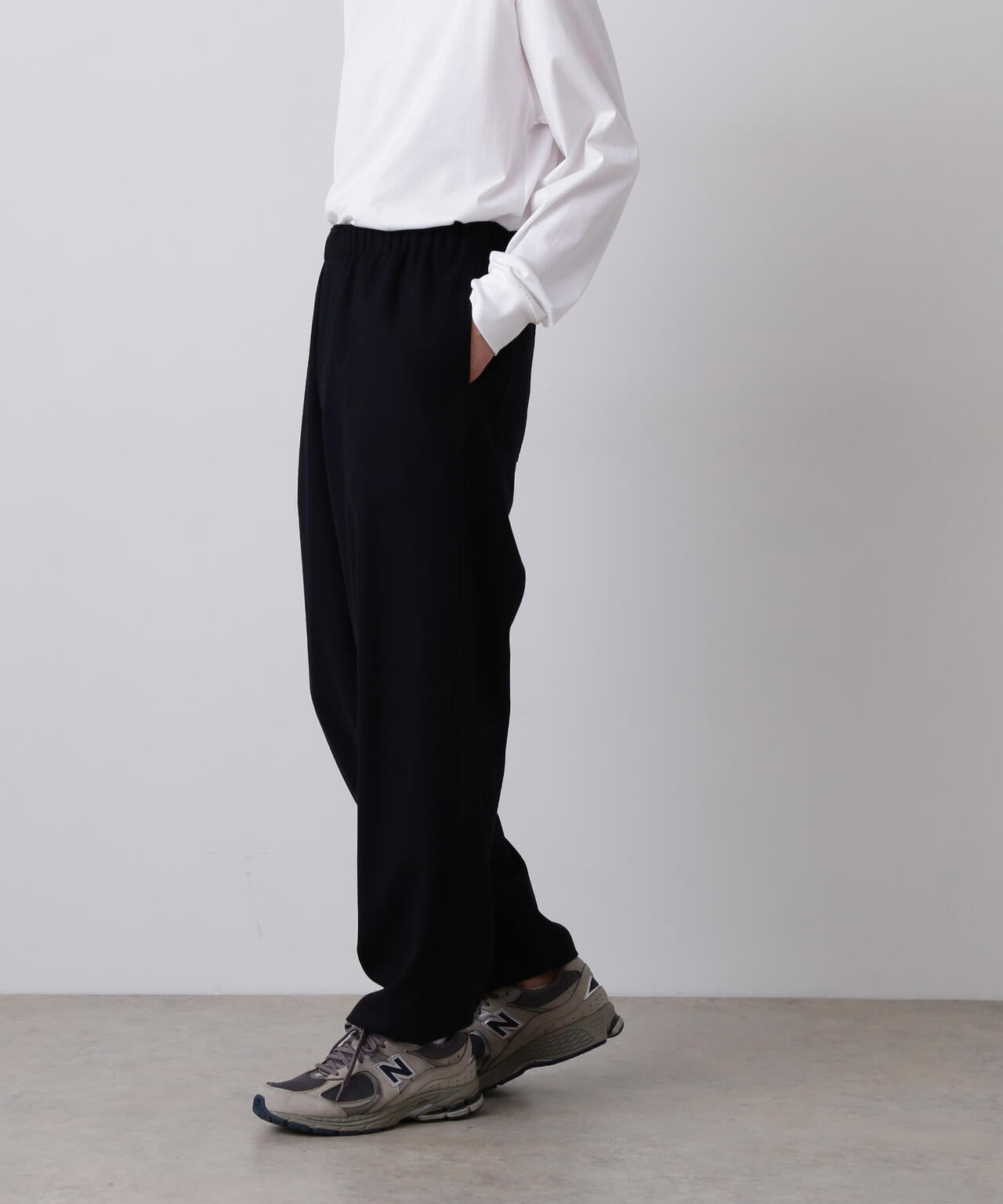 YLÈVE / SUPER120's WOOL FLANNEL EASY TROUSERS | YLÈVE（イレーヴ